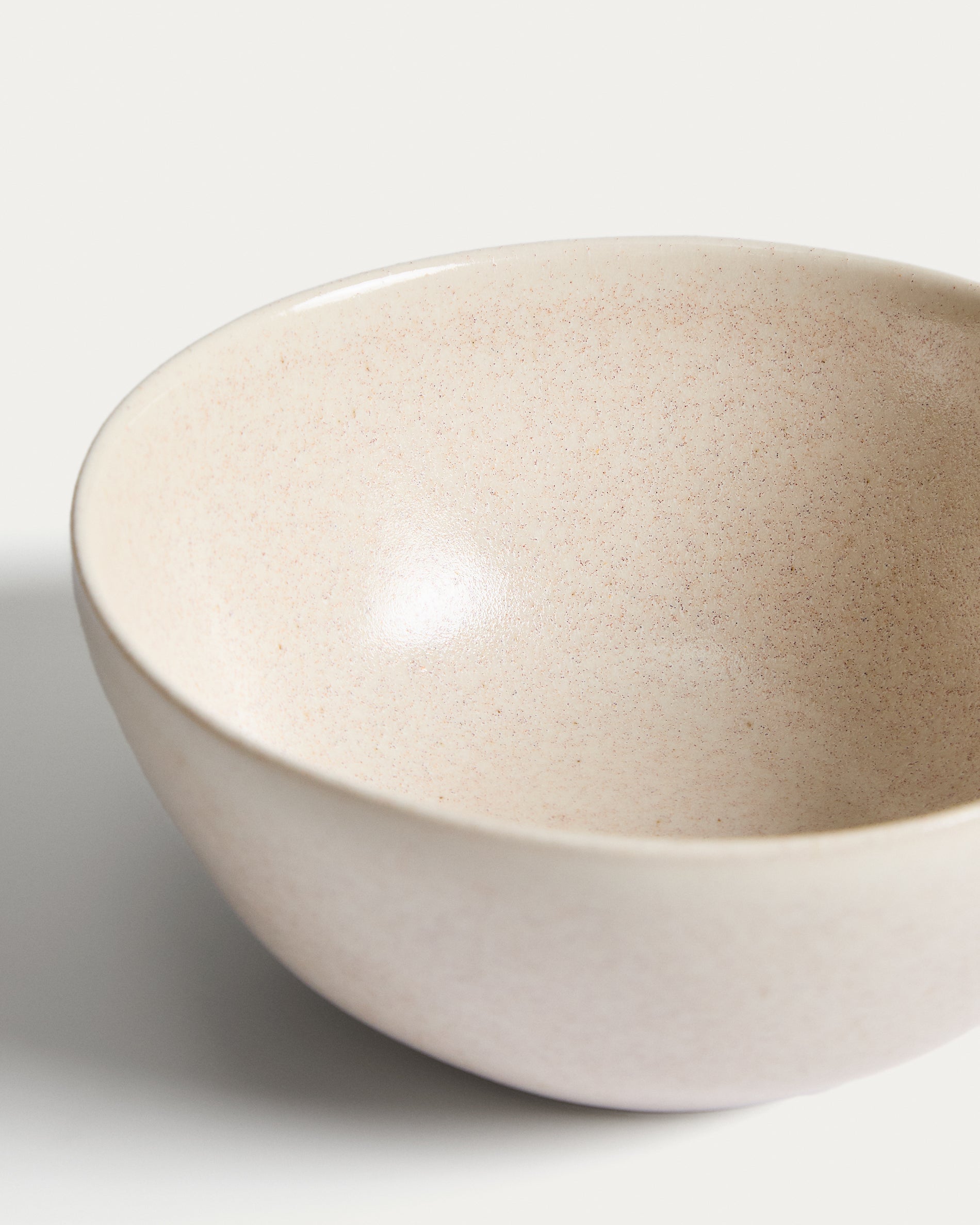 Sermin beige ceramic bowl - Detail