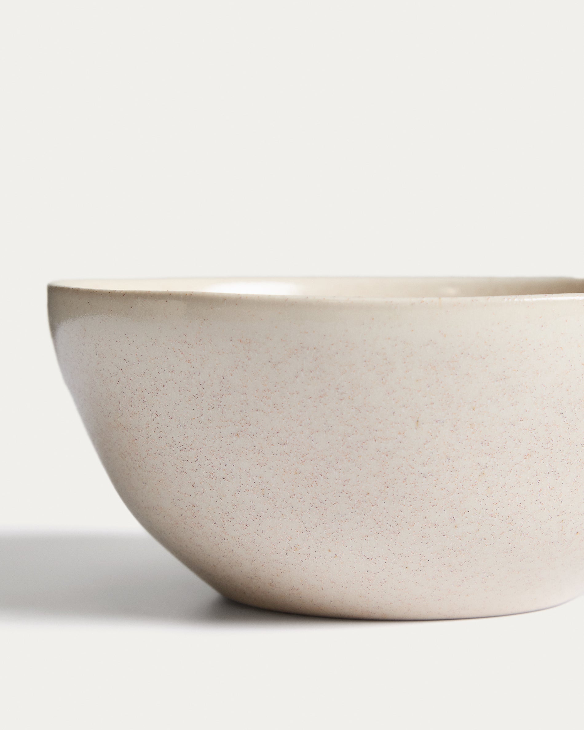 Sermin beige ceramic bowl - Detail