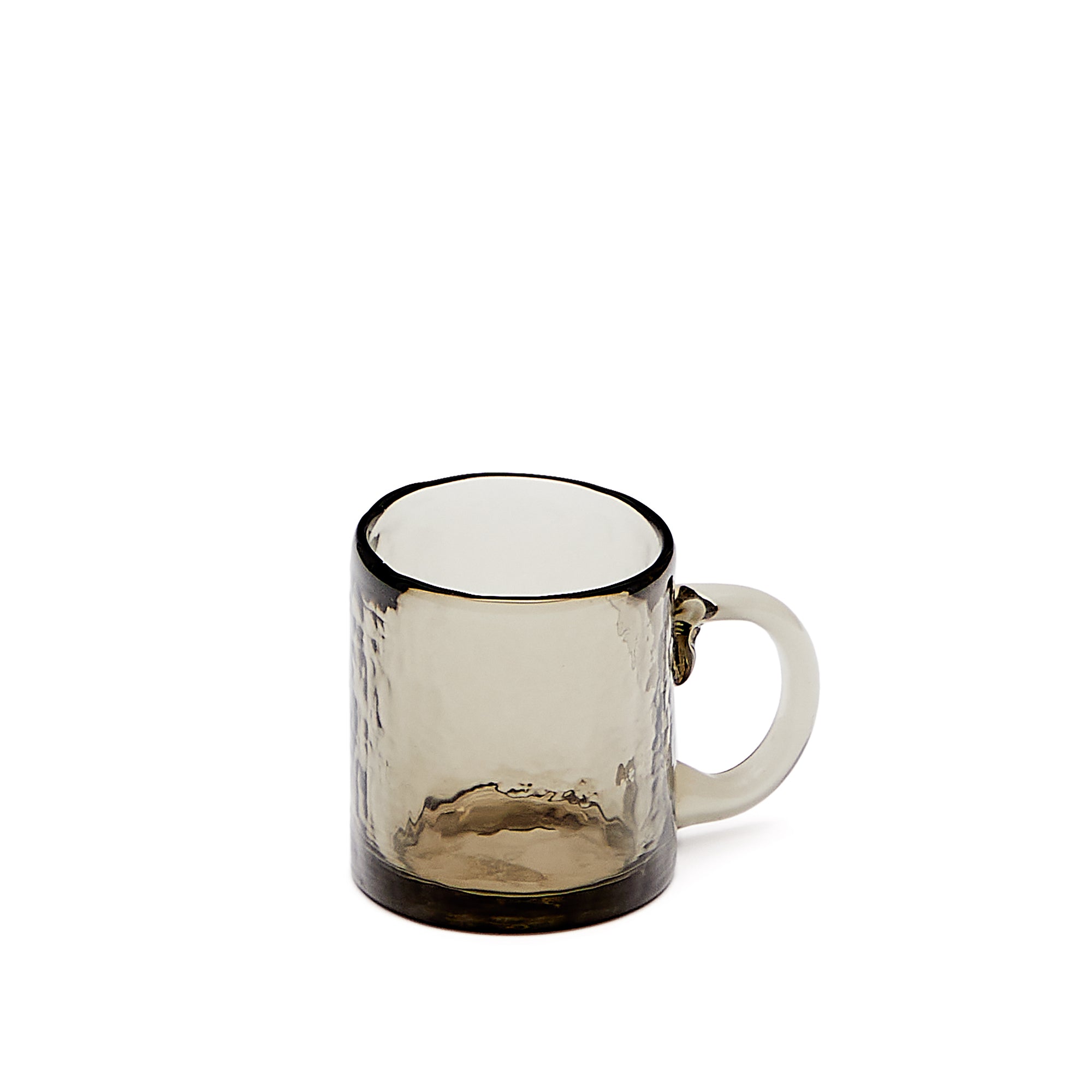 Sunera small glass, made of recycled brown glass