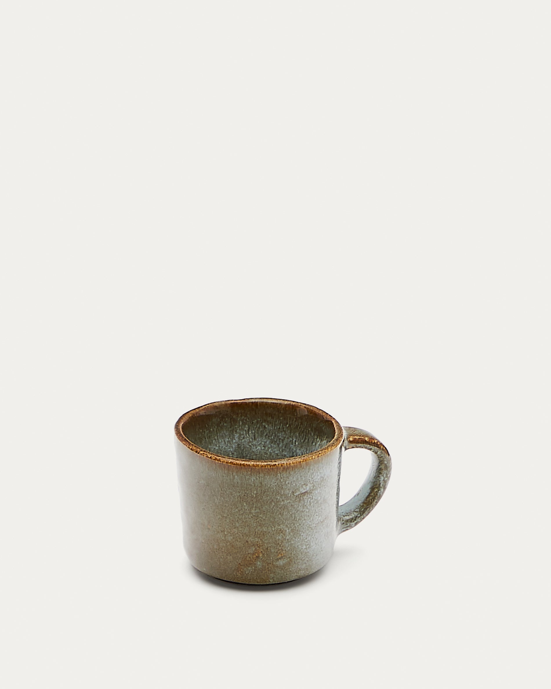 Serni brown ceramic cup