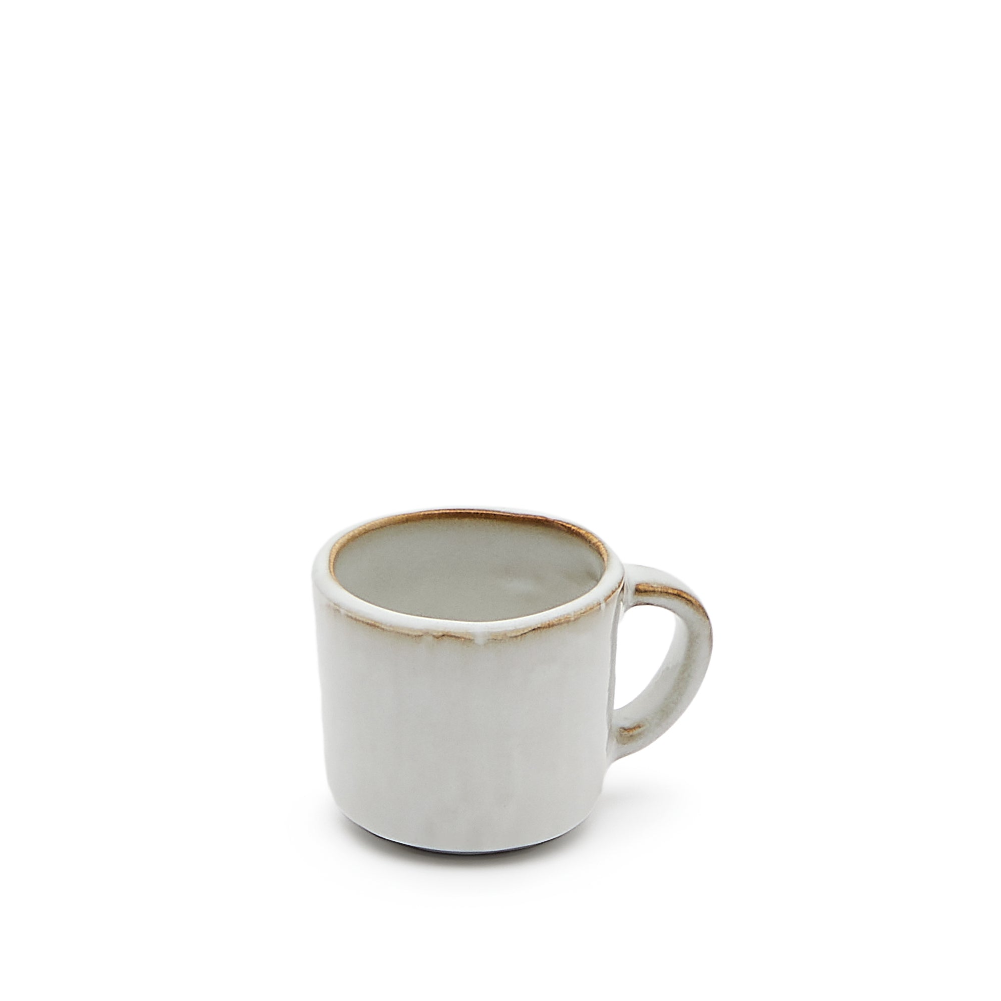Serni white ceramic cup