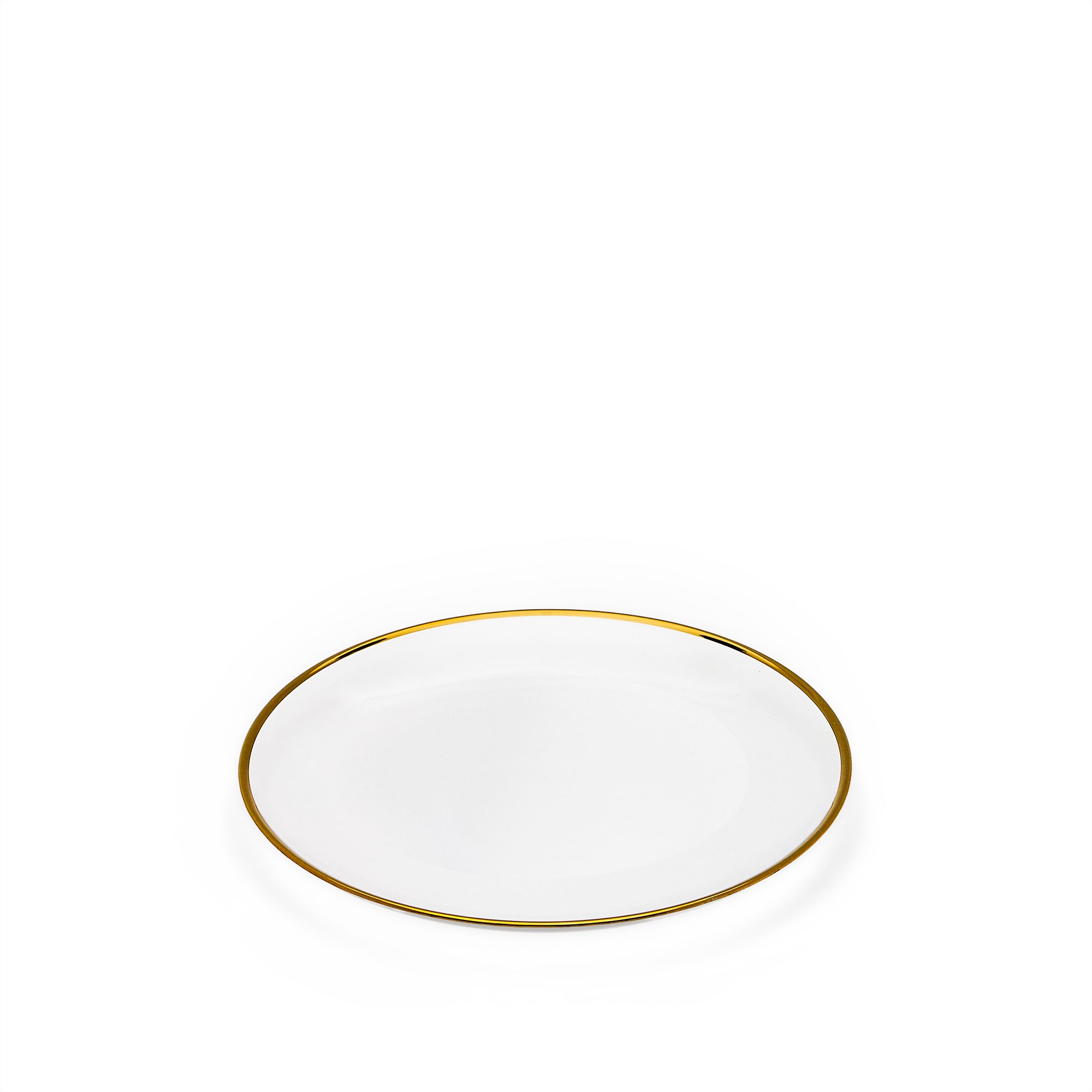 Nelie flat plate with golden edges - Product Image