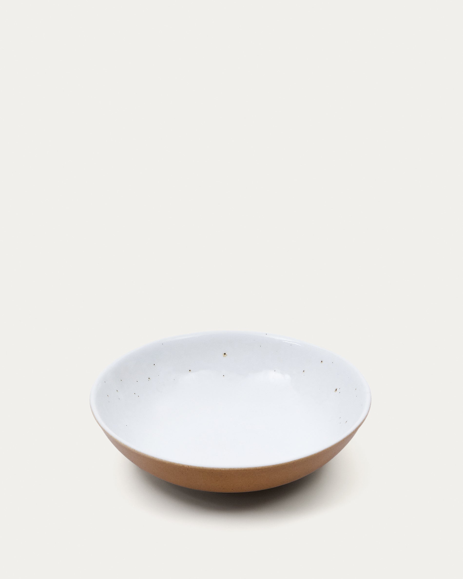 Publia white ceramic deep bowl