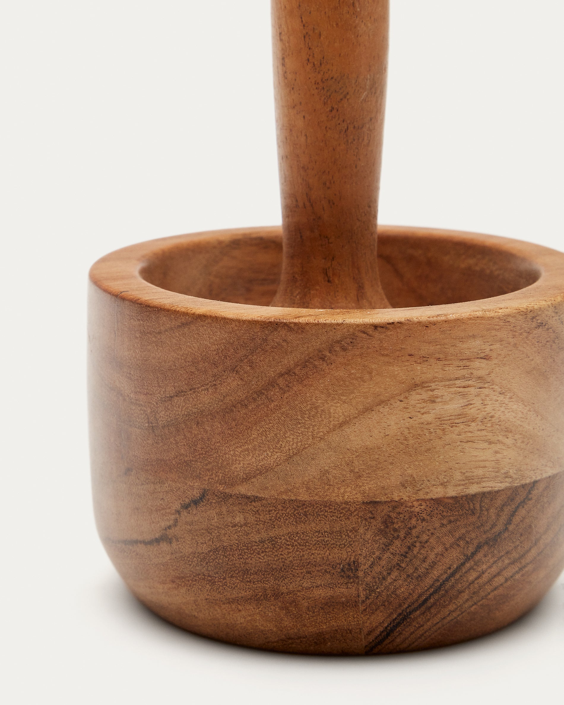 Kasia solid acacia wood mortar - Detail