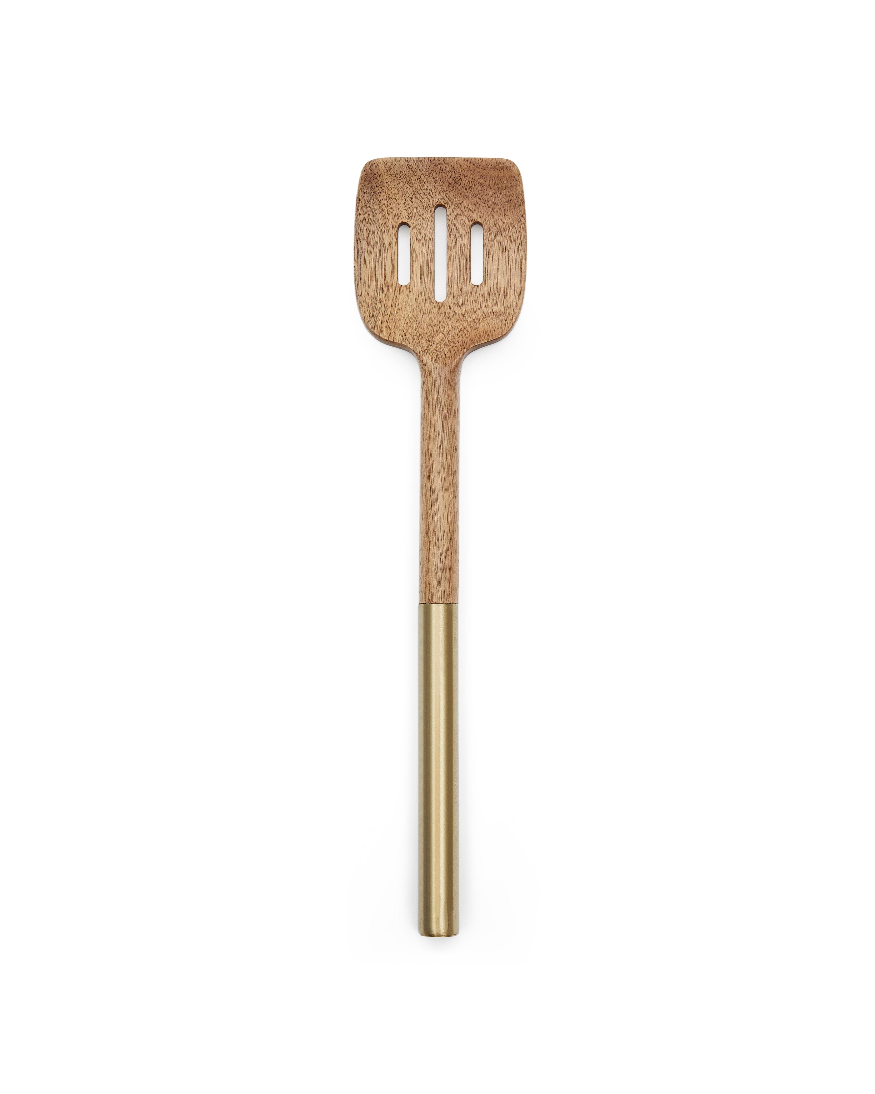 Sataya holed spatula made from FSC 100% acacia wood - Product Image