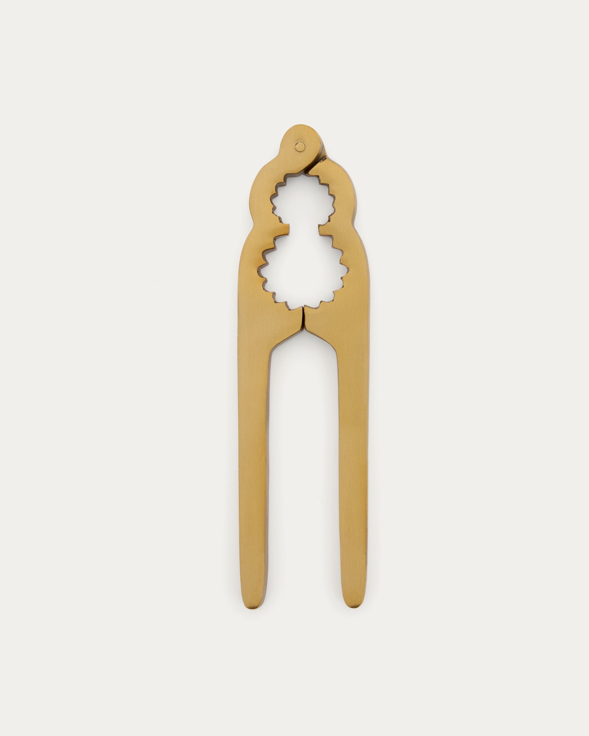 Blisk nutcracker made of gold-coloured stainless steel - Product View