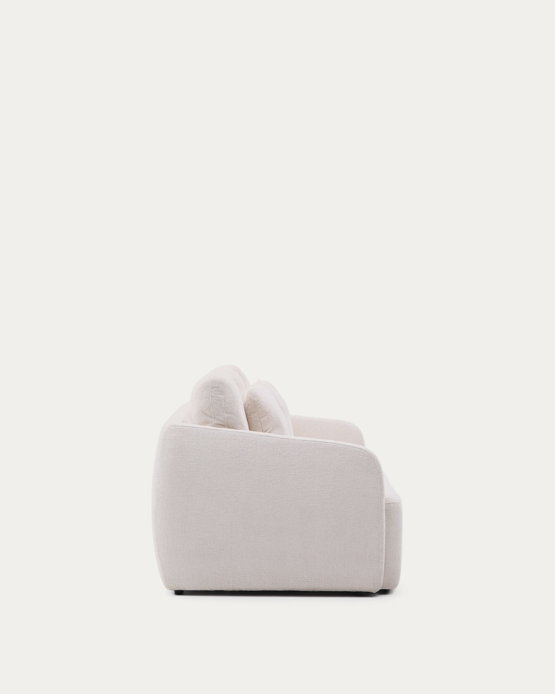 Laira 3-seater sofa bed in ecru chenille 218cm FSC Mix Credit - Product View