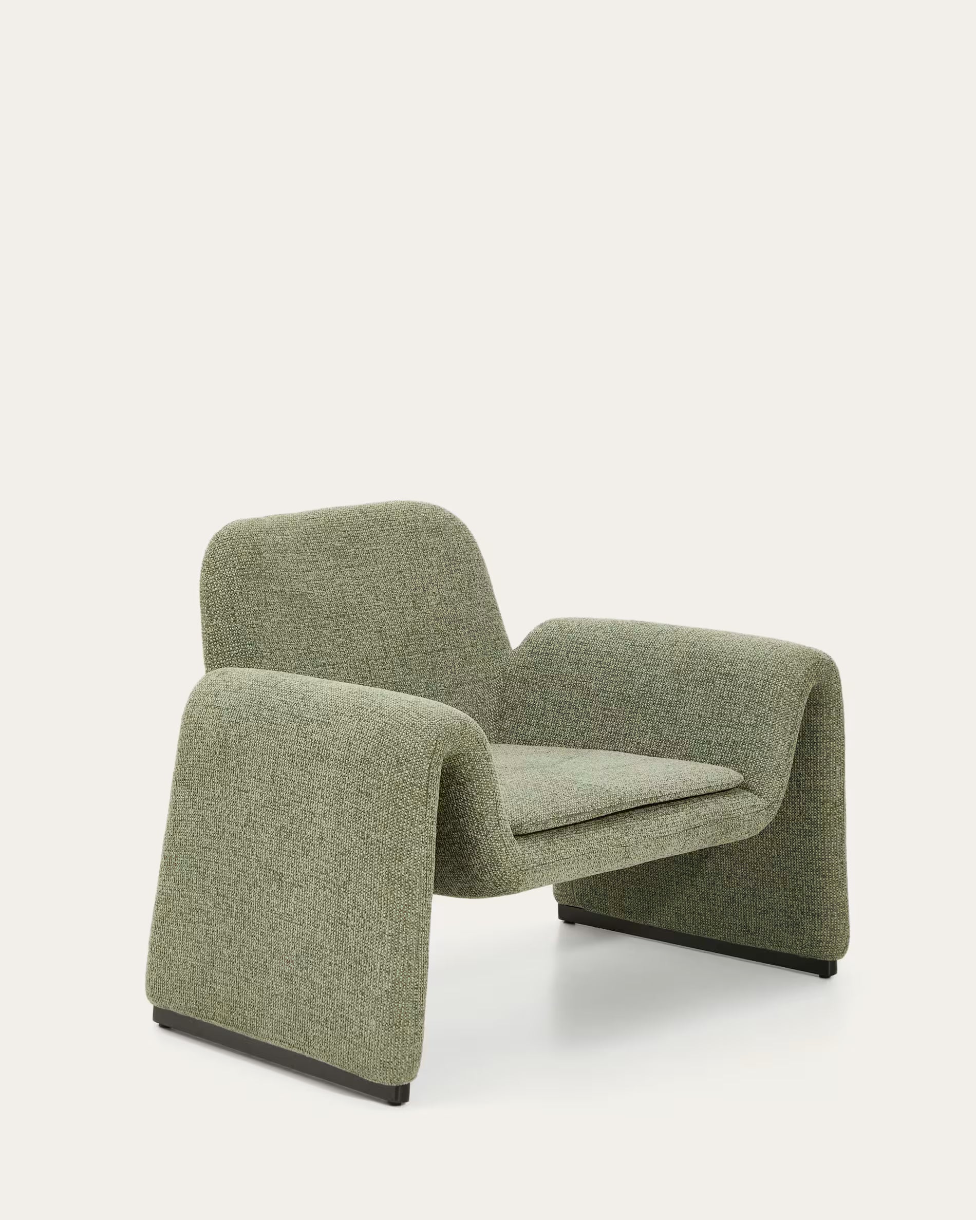 Melvia zöld chenille karosszék