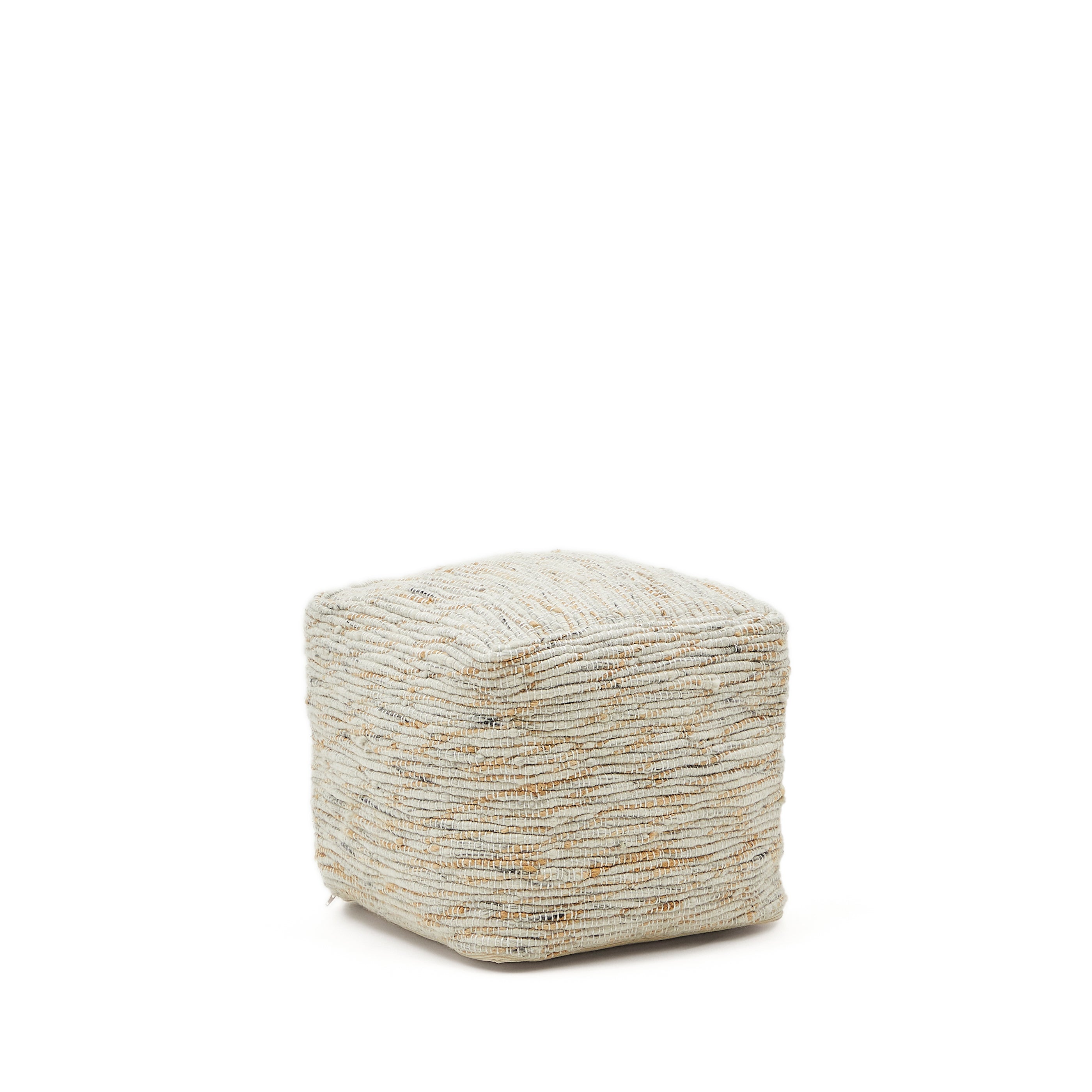 Selise pouffe made from natural jute 45 x 45 cm - Product Image