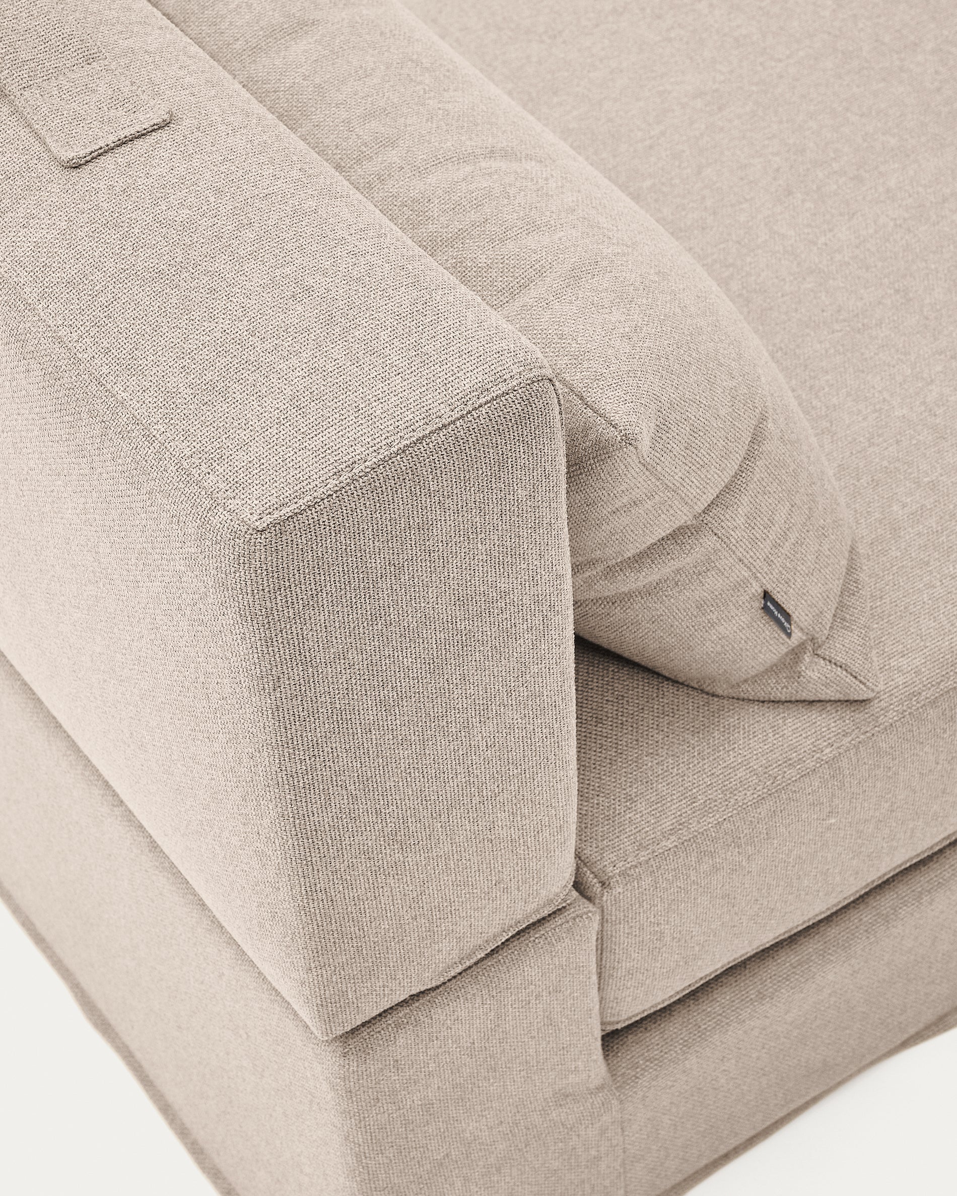 Arty beige, convertible pouffe/bed 70 x 89 (200) cm - Detail