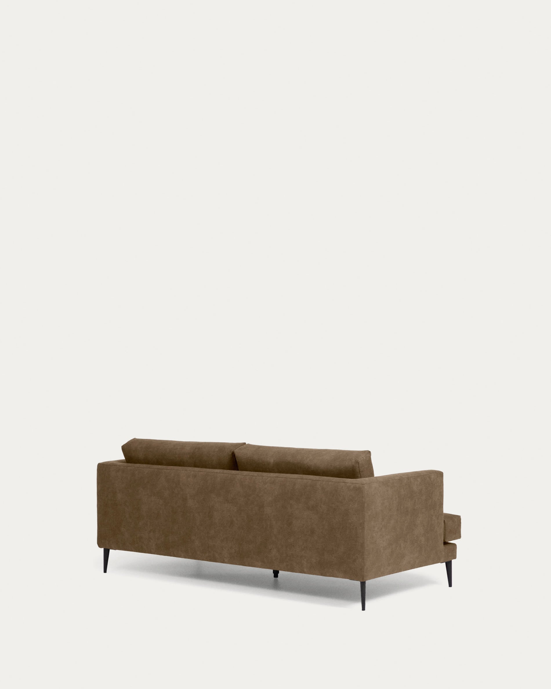 Tanya 2-person sofa in dark brown, 183 cm