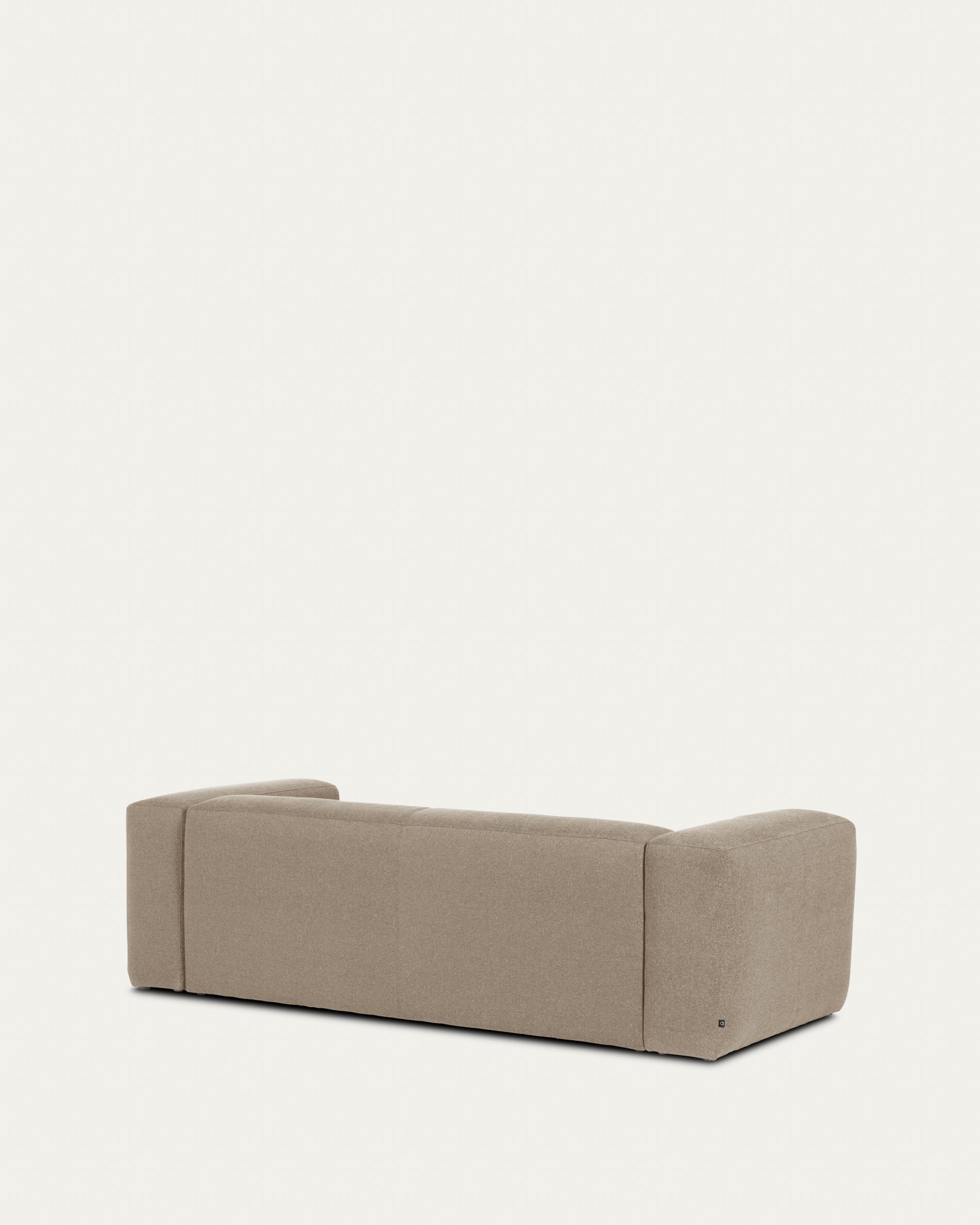 Blok 2-seater beige chenille right chaise longue sofa 240cm FSC Mix Credit - Product View