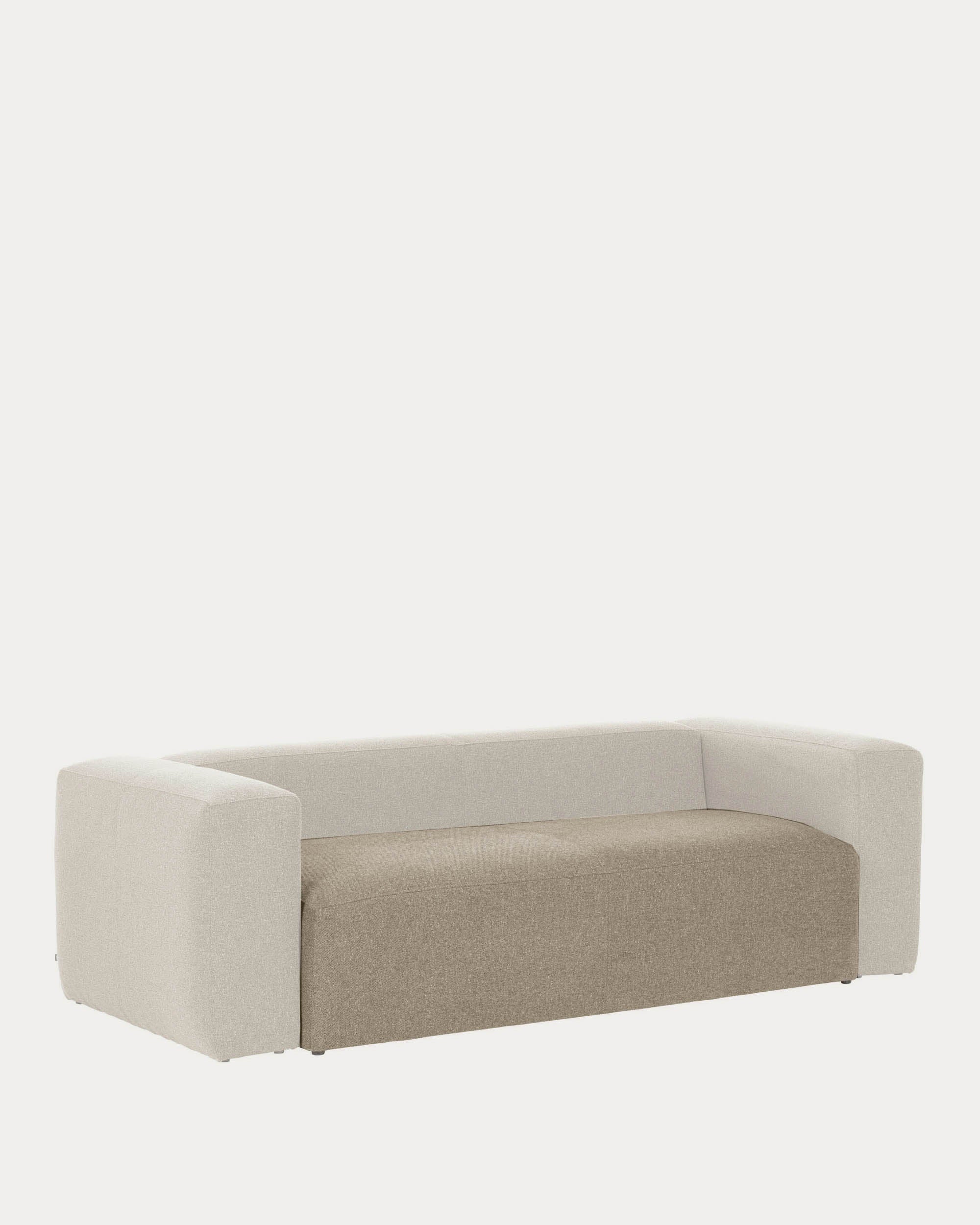 Blok sofa, beige seat, 150 cm