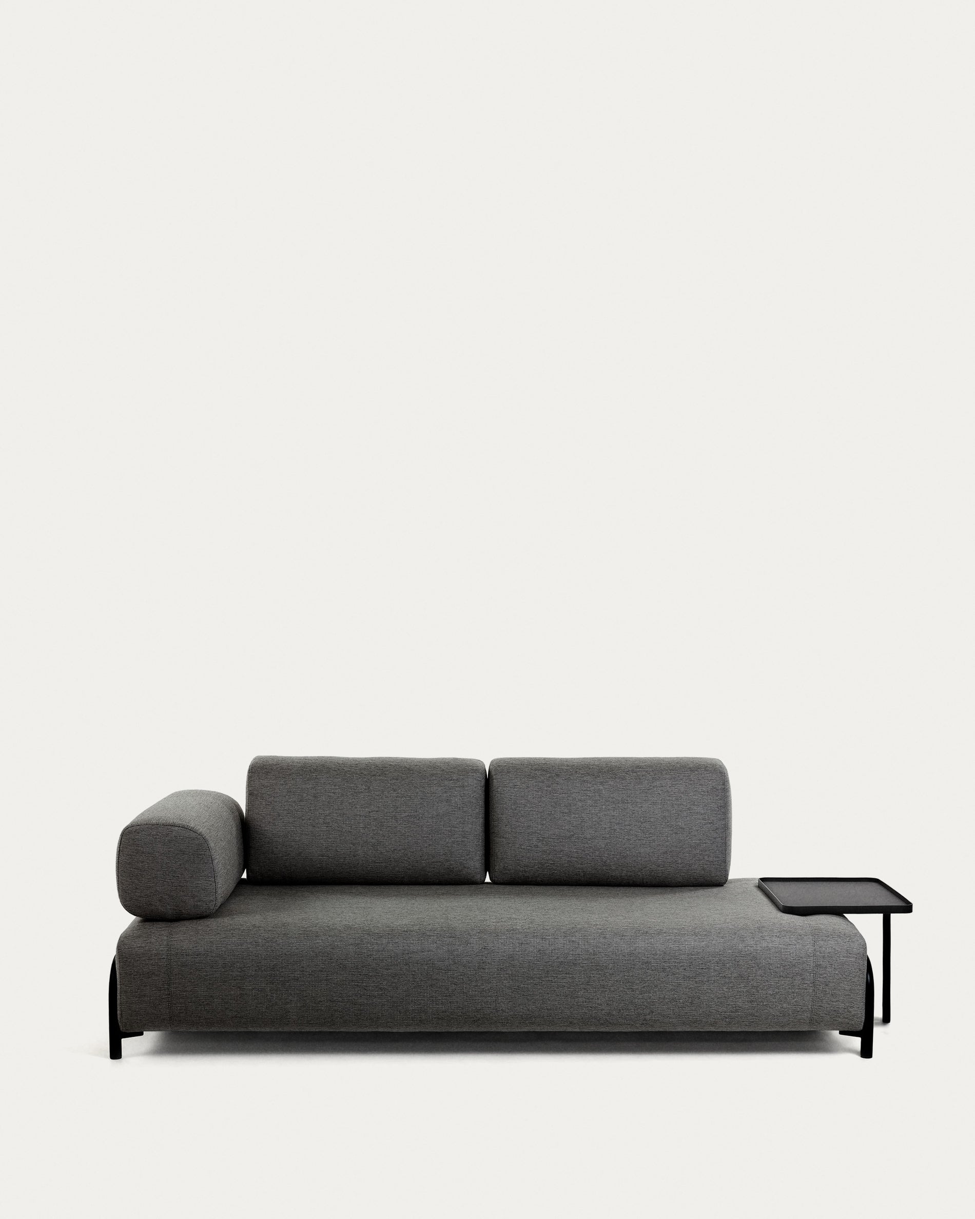 Module 3 seaters Compo dark grey 232 cm - Product View