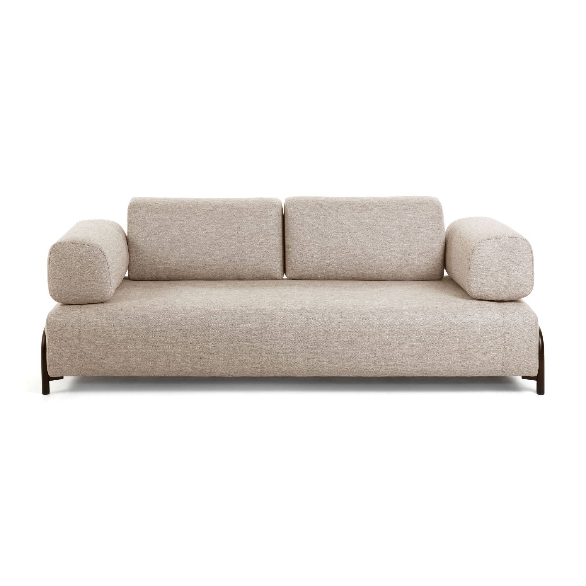 Module 3 seaters Compo in Beige-Grey 232 cm - Product Image