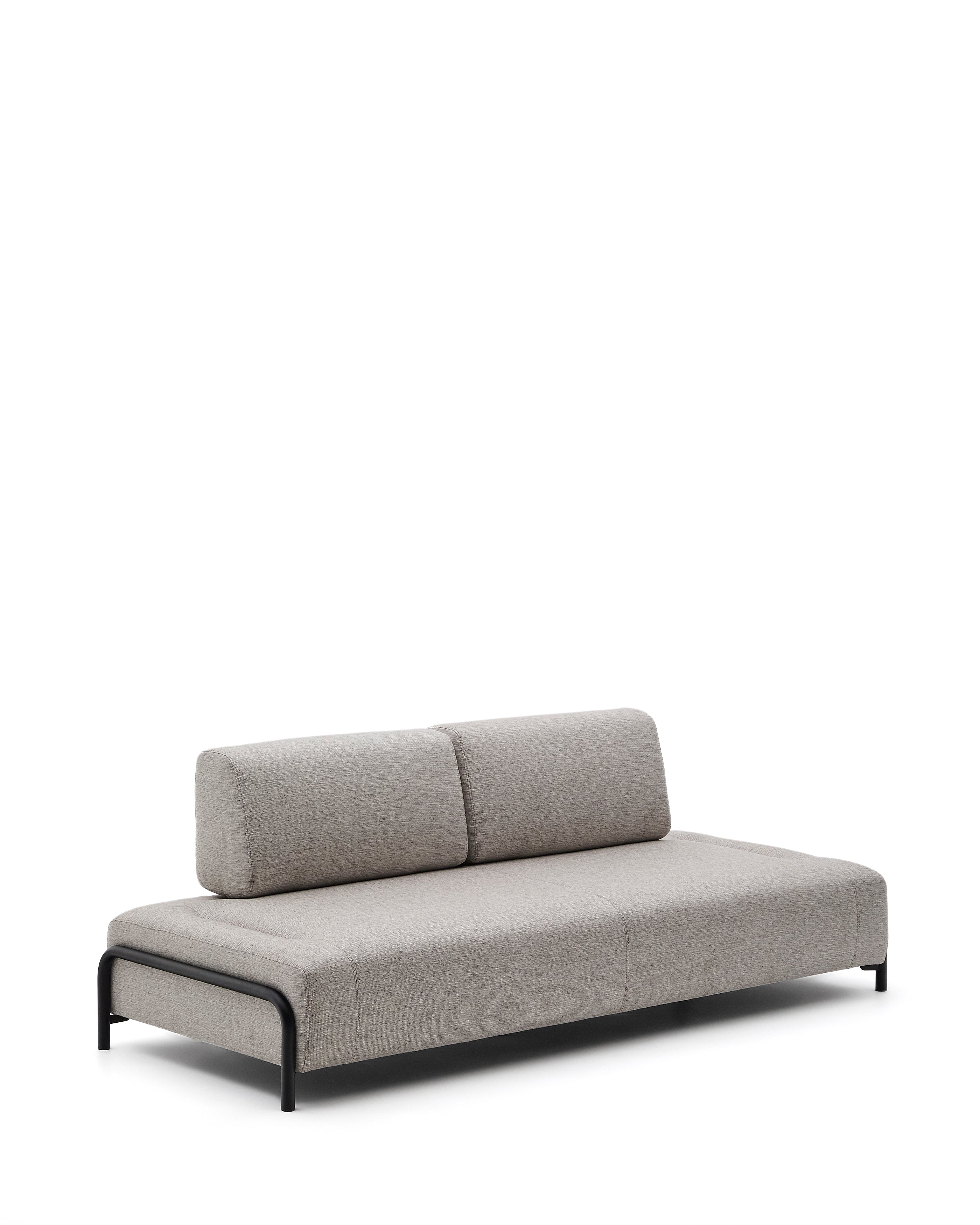 Module 3 seaters Compo in Beige-Grey 232 cm - Product Image