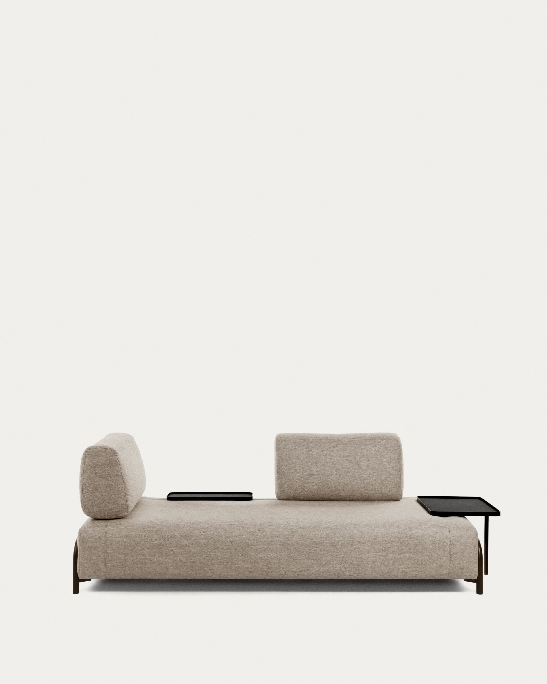 Module 3 seaters Compo in Beige-Grey 232 cm - Product View