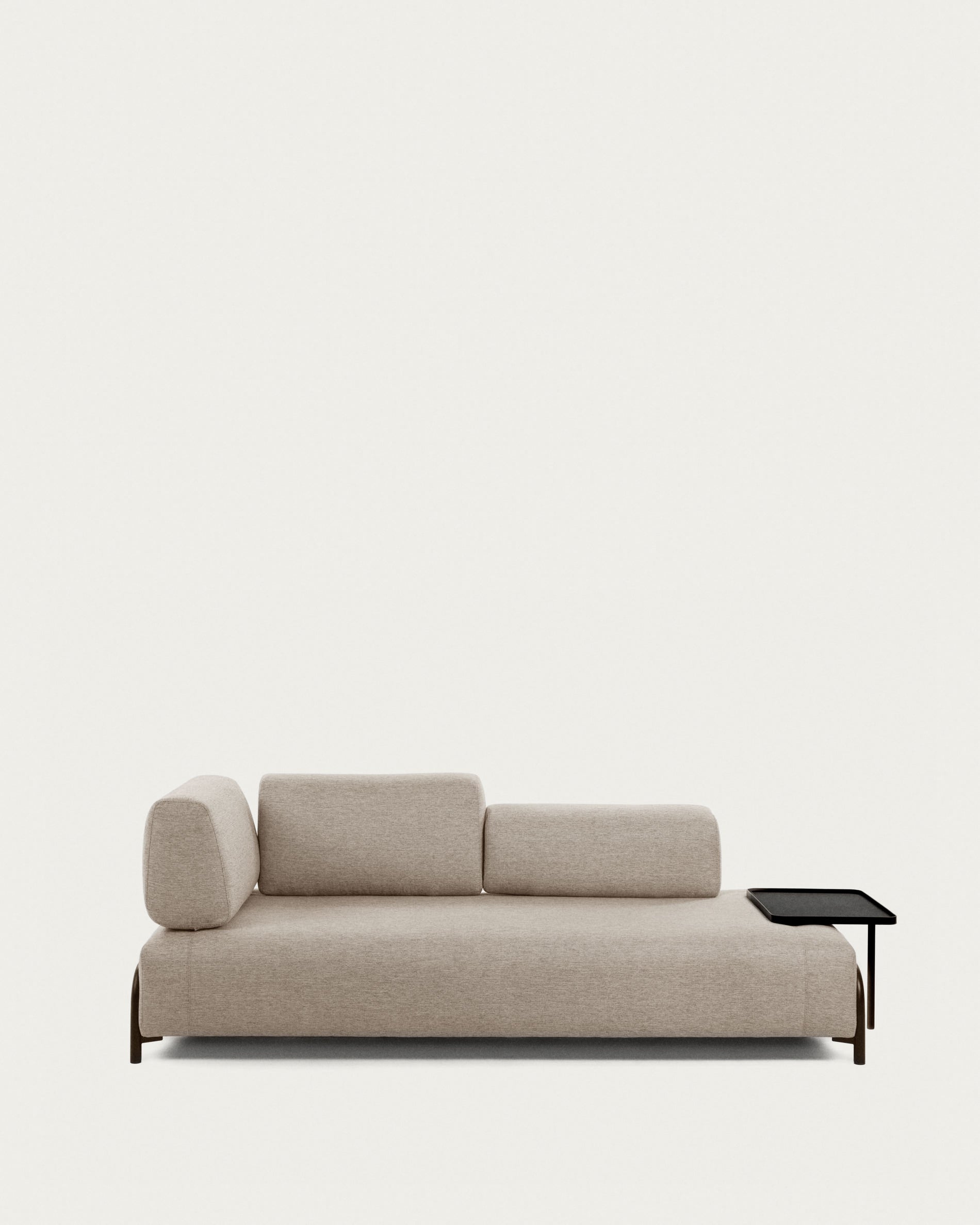 Module 3 seaters Compo in Beige-Grey 232 cm - Product View