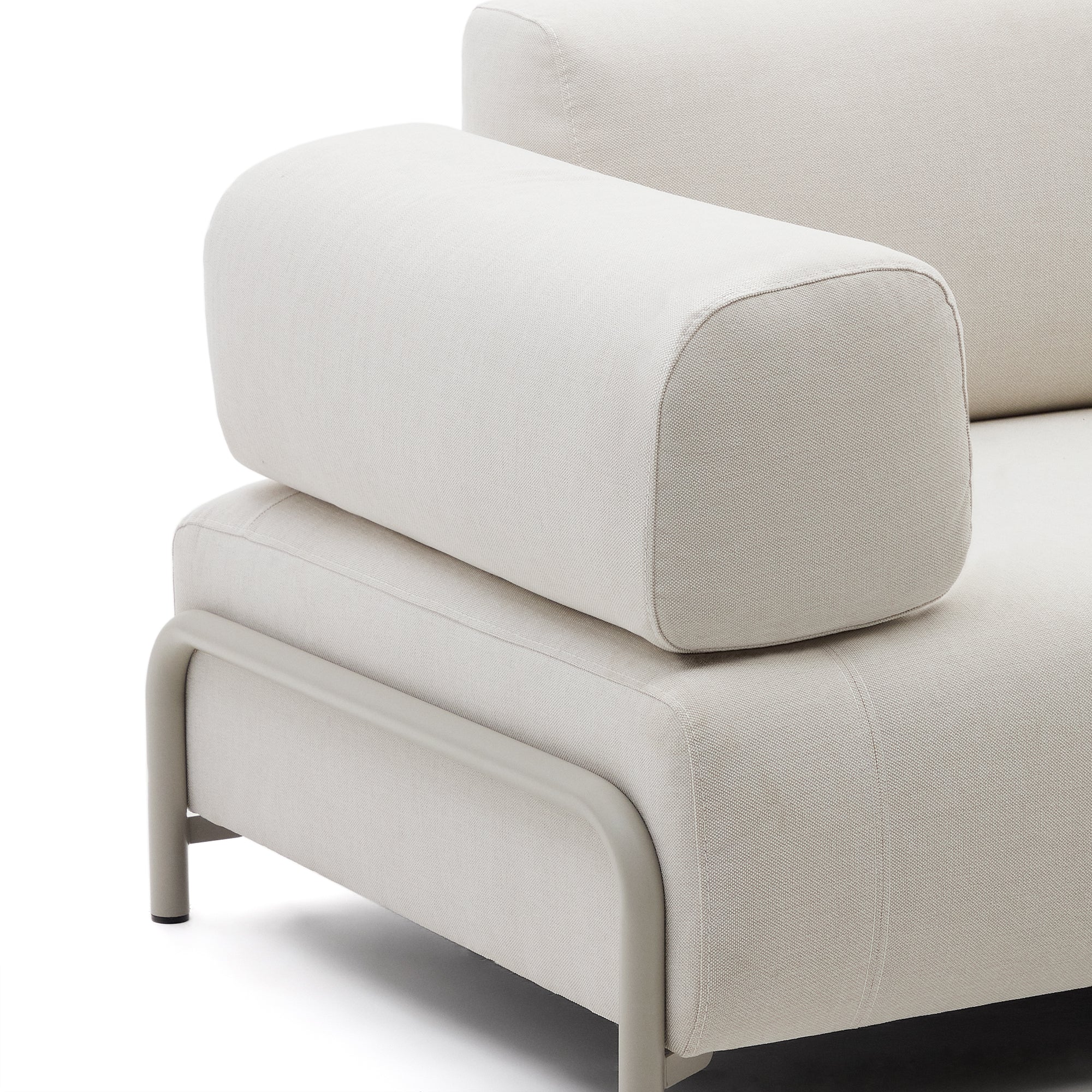 Compo beige chenille arm - Product Image