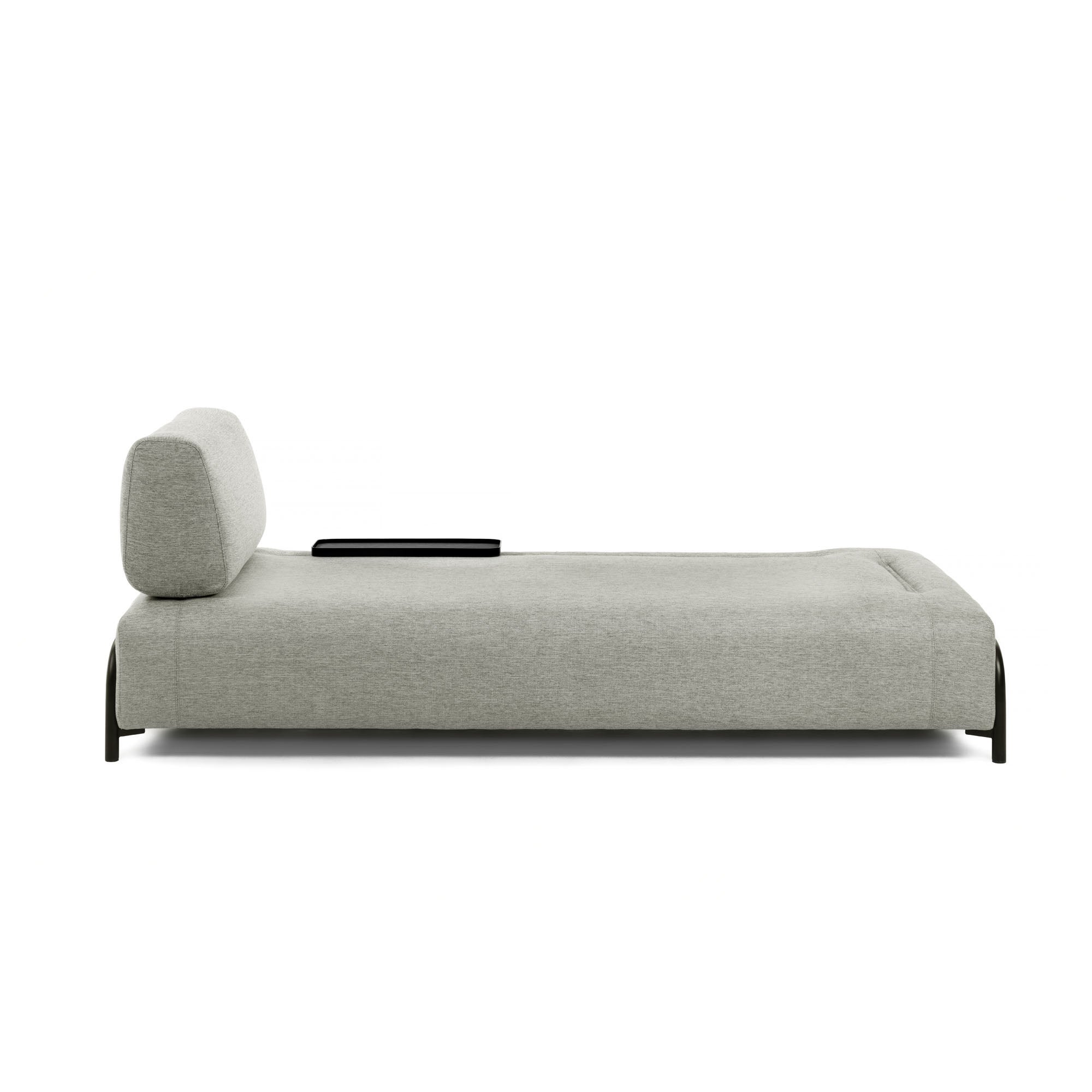 Compo 3 seater sofa with small tray in Beige-Grey, 232 cm - Product Image
