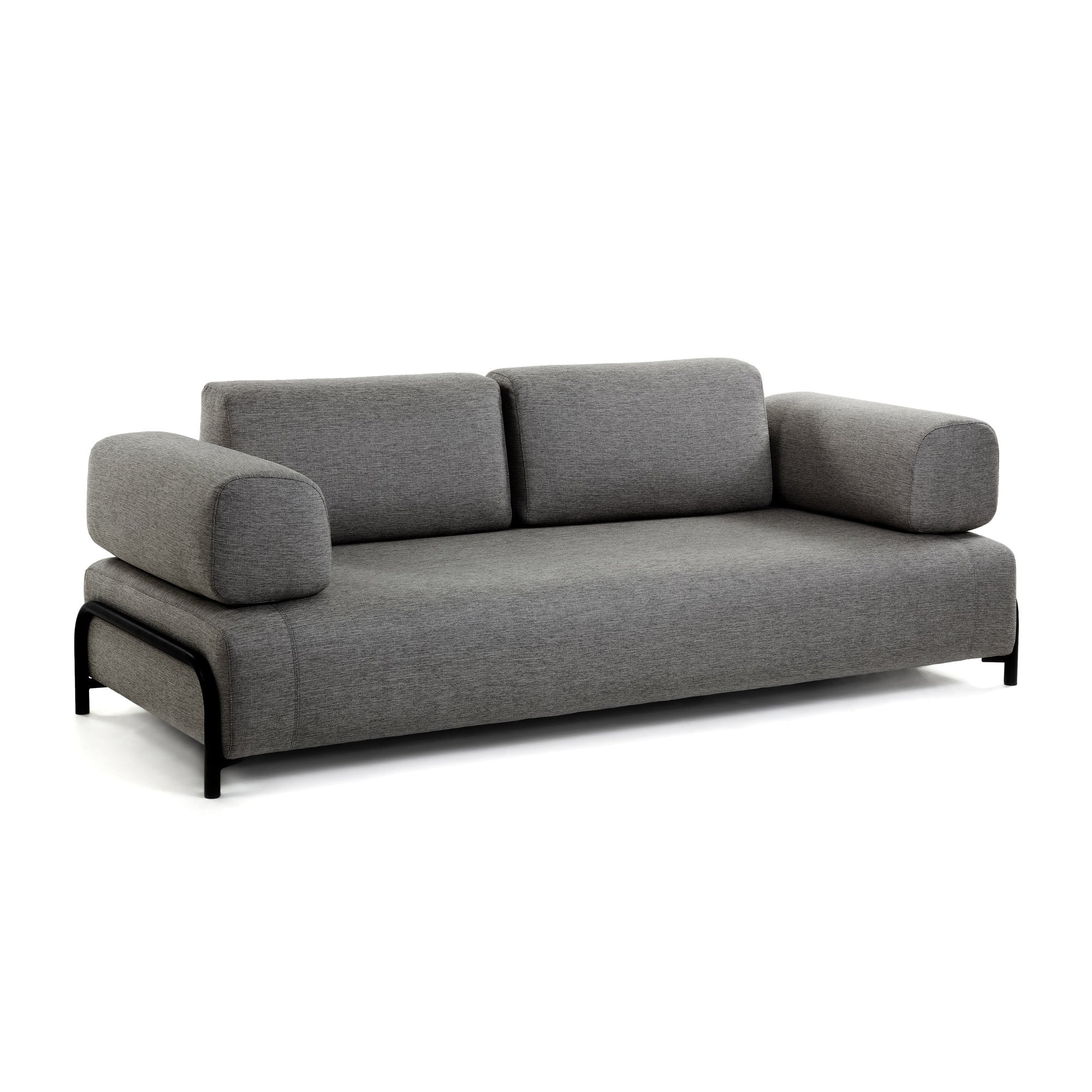 Compo 3-person sofa in dark grey, 232 cm