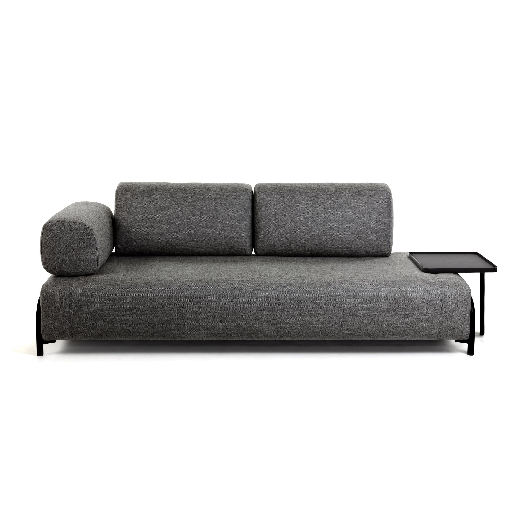 Compo 3-person sofa in dark grey, 232 cm