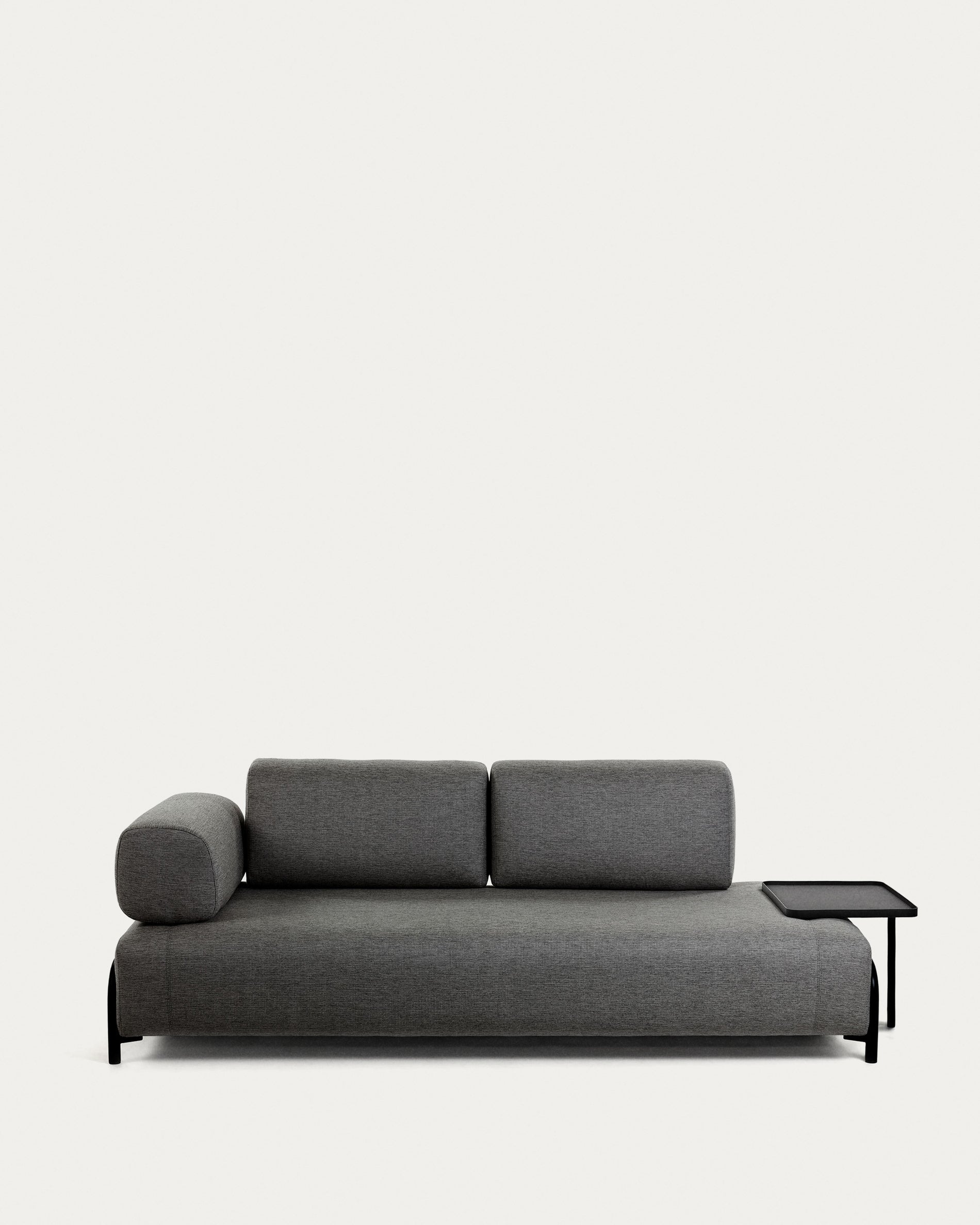 Compo 3-person sofa in dark grey, 232 cm