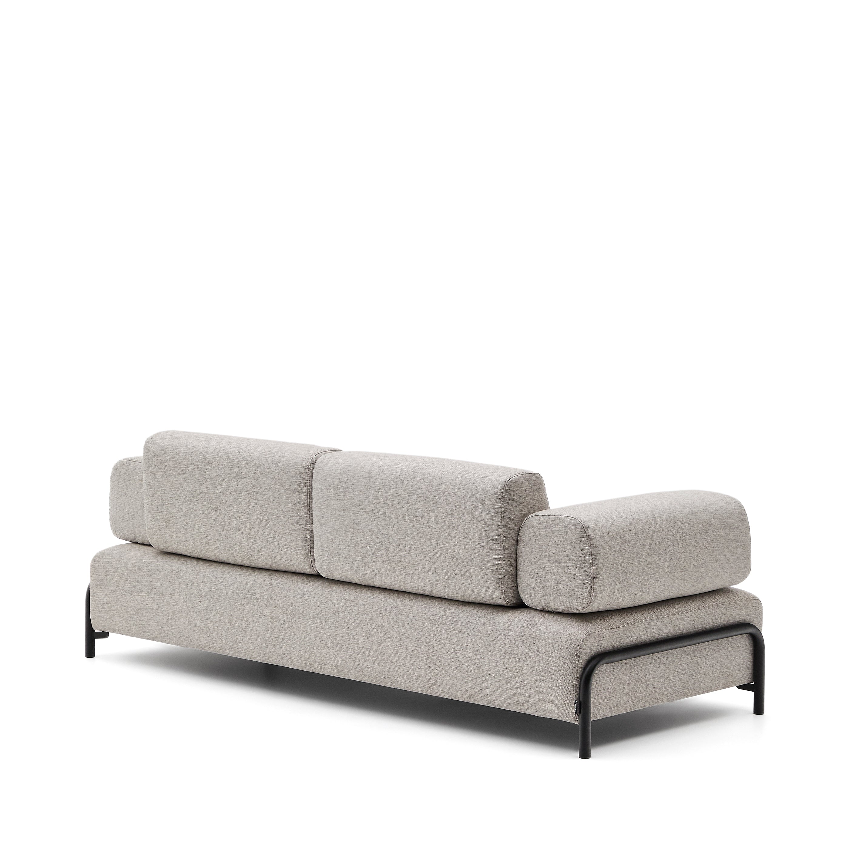 Compo 3 seater sofa in Beige-Grey, 232 cm - Product Image