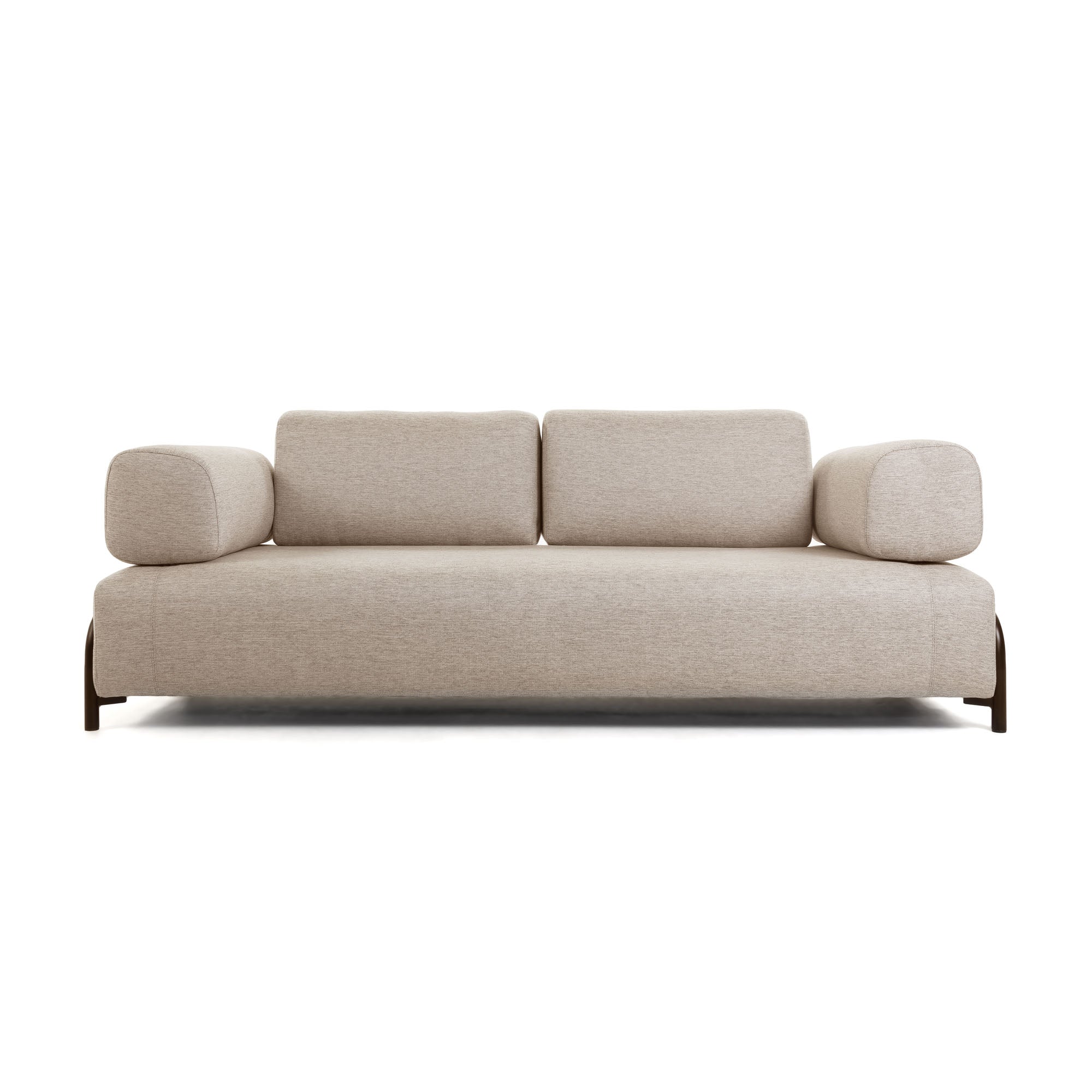 Compo 3 seater sofa in Beige-Grey, 232 cm - Product Image