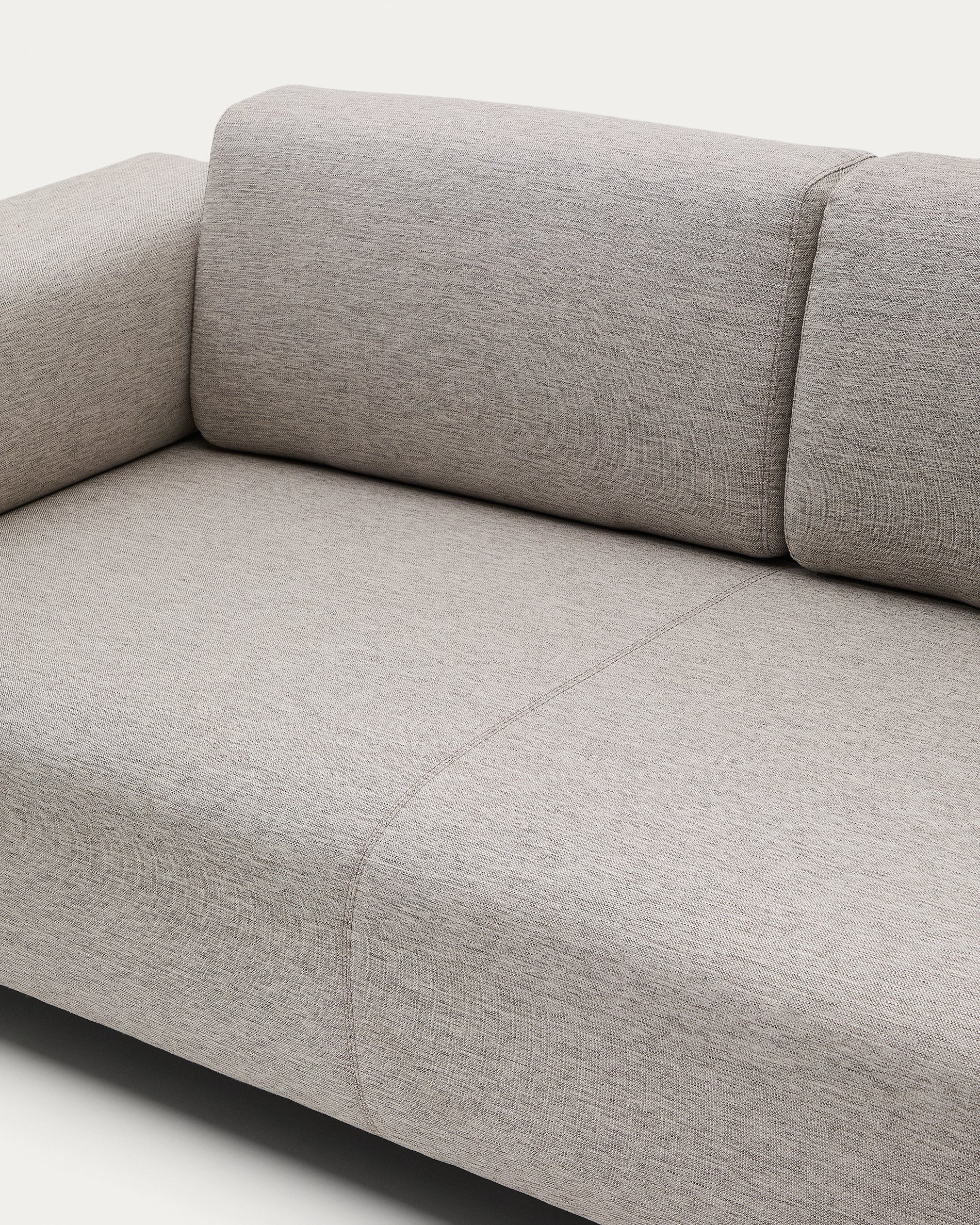 Compo 3 seater sofa in Beige-Grey, 232 cm - Detail