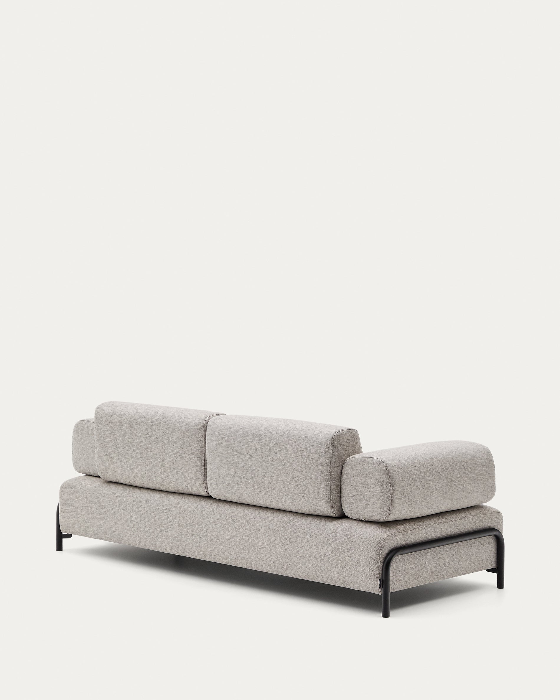 Compo 3 seater sofa in Beige-Grey, 232 cm - Product View