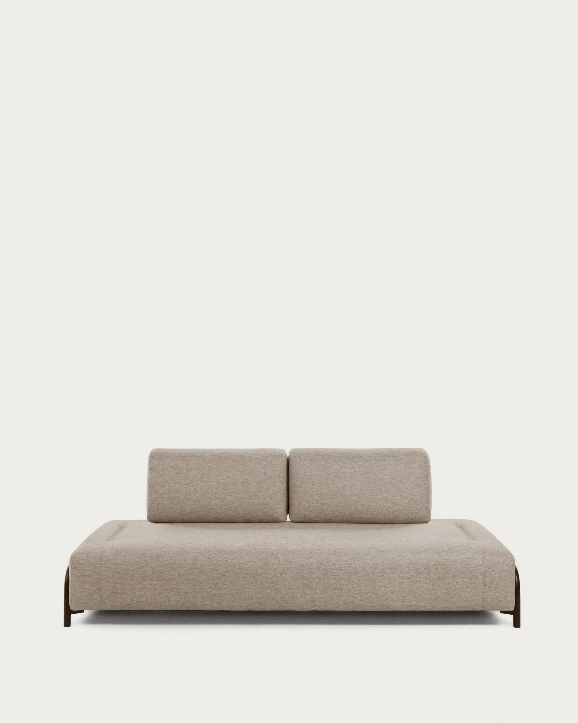 Compo 3 seater sofa in Beige-Grey, 232 cm - Product View
