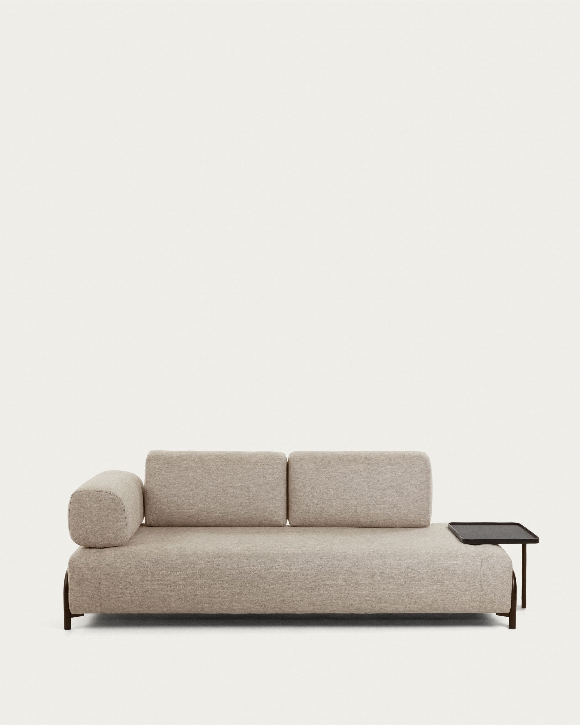 Compo 3 seater sofa in Beige-Grey, 232 cm - Product View