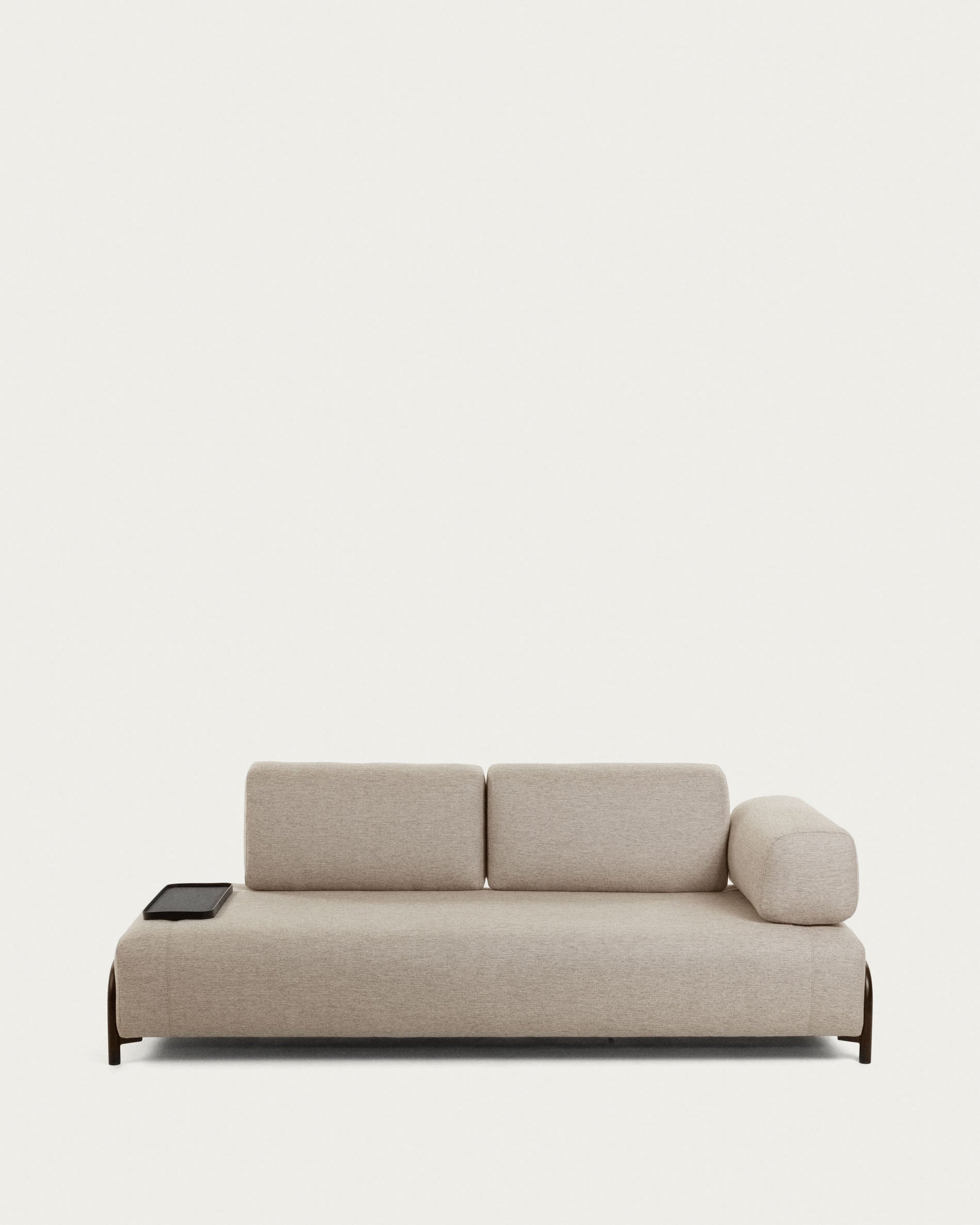 Compo 3 seater sofa in Beige-Grey, 232 cm - Product View
