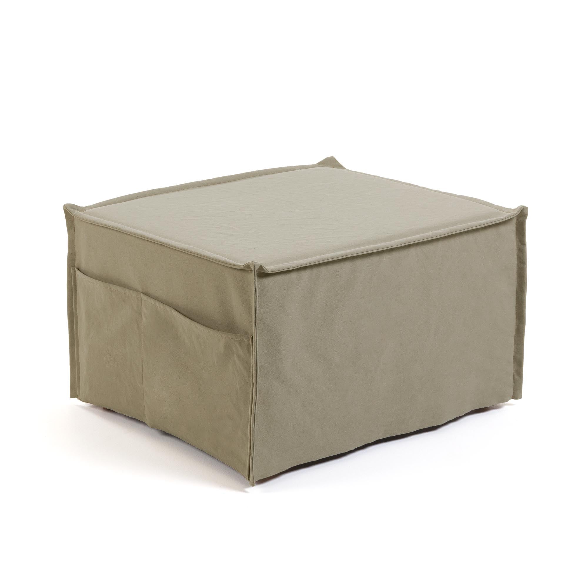 Beige Lizzie pouf 70 x 60 (180) cm - Product Image