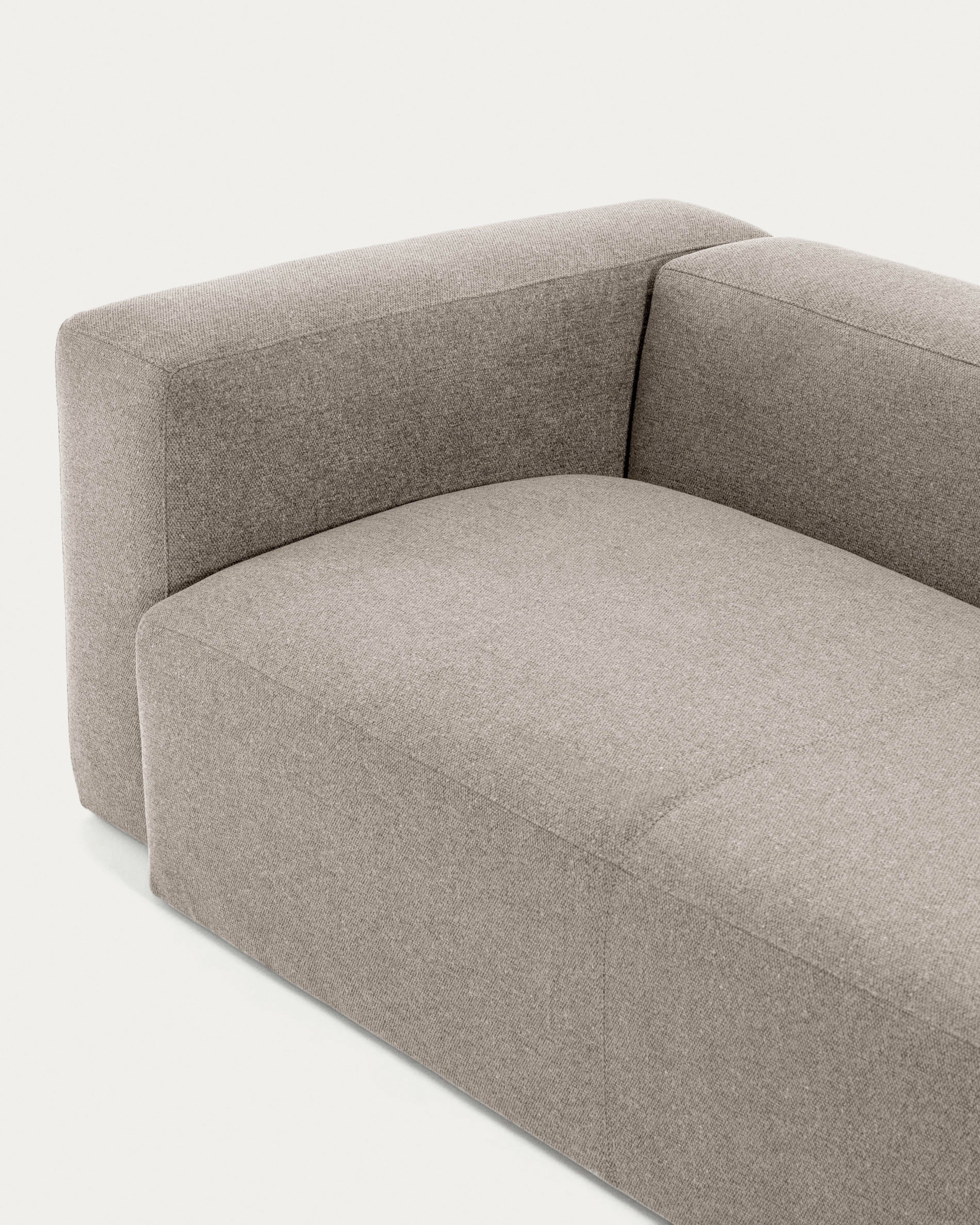 Blok 4 seater corner sofa in beige, 320 x 230 cm / 230 x 320 cm - Detail