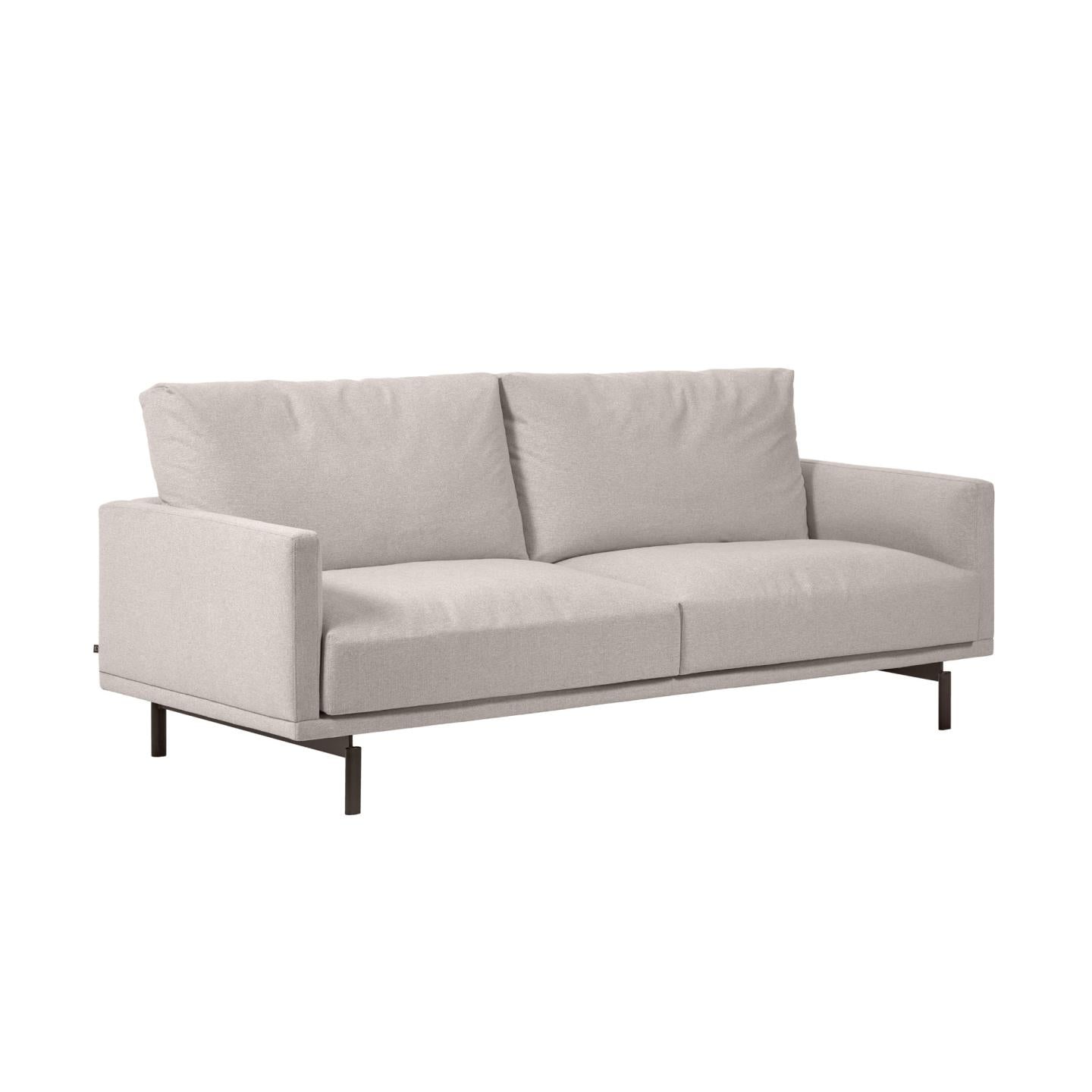 Galene 3 seater sofa in beige, 214 cm FSC Mix Credit - Product Image