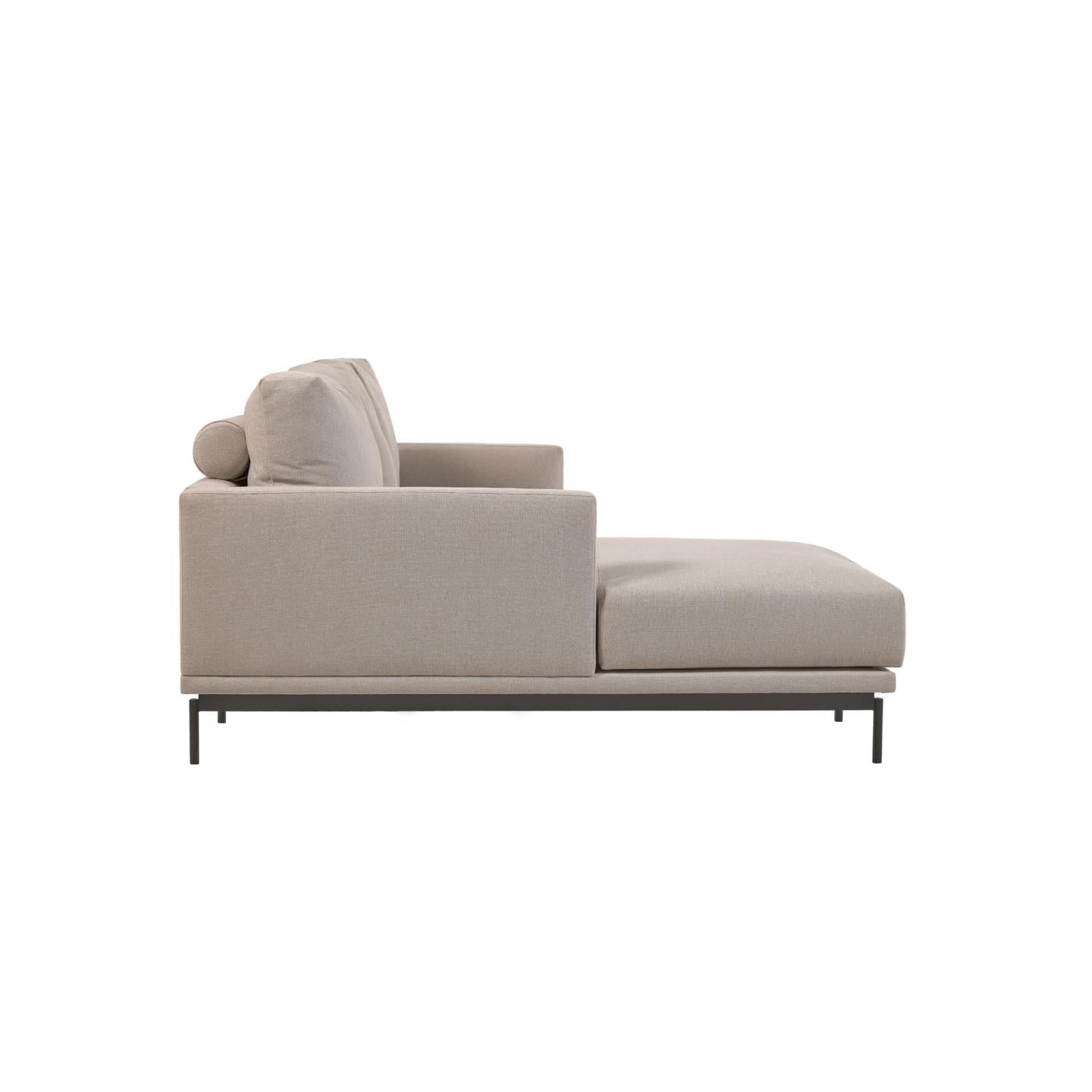 Galene 3 seater sofa with left-hand chaise longue in beige, 254 cm FSC Mix Credit - Product Image