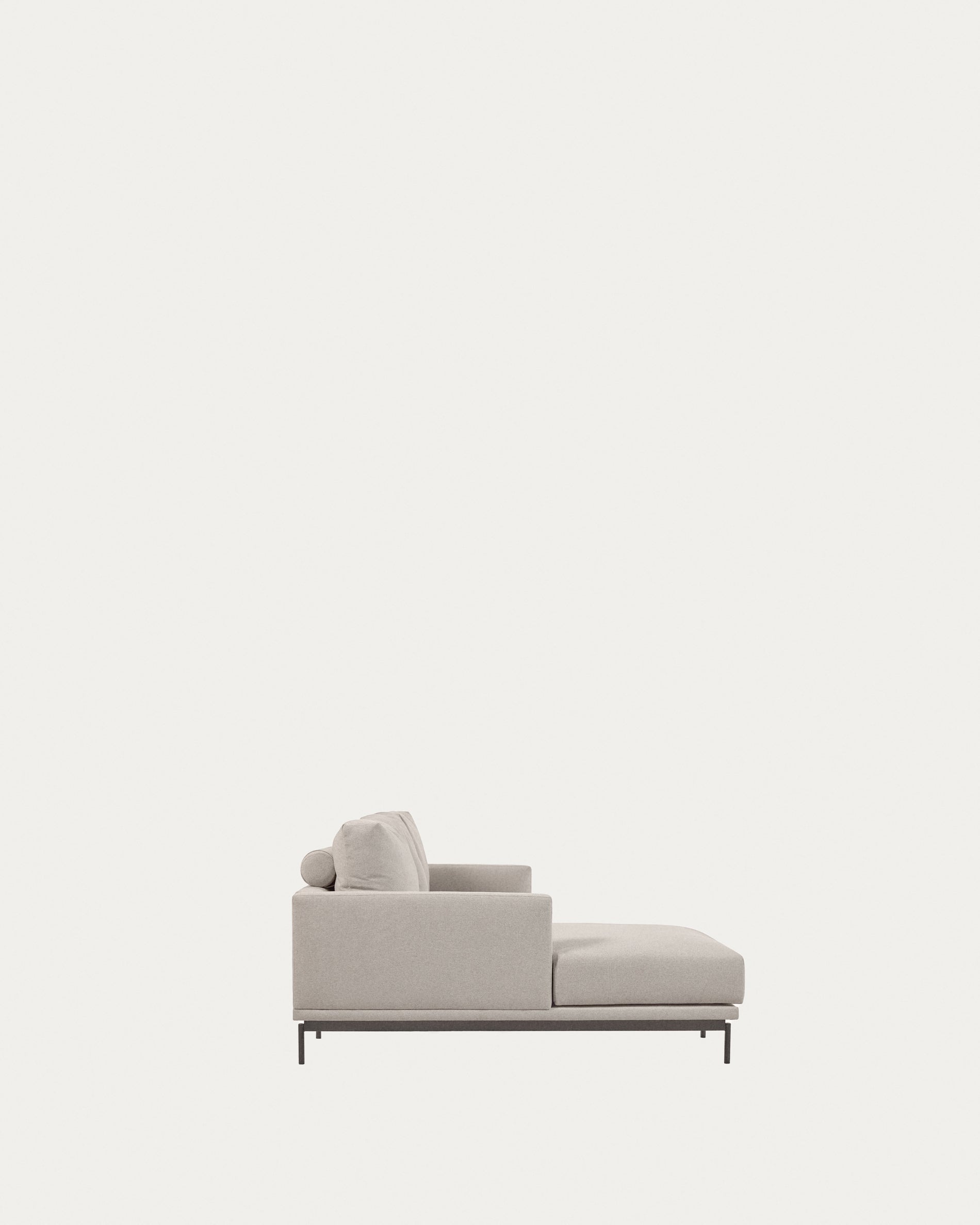 Galene 3 seater sofa with left-hand chaise longue in beige, 254 cm FSC Mix Credit - Product View