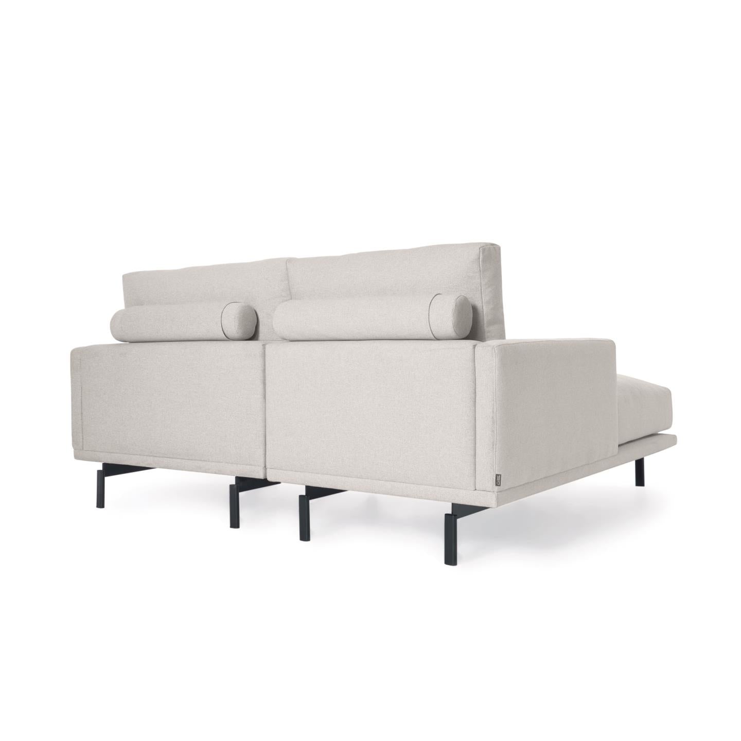 Galene 3 seater sofa with left-hand chaise longue in beige, 194 cm FSC Mix Credit - Product Image