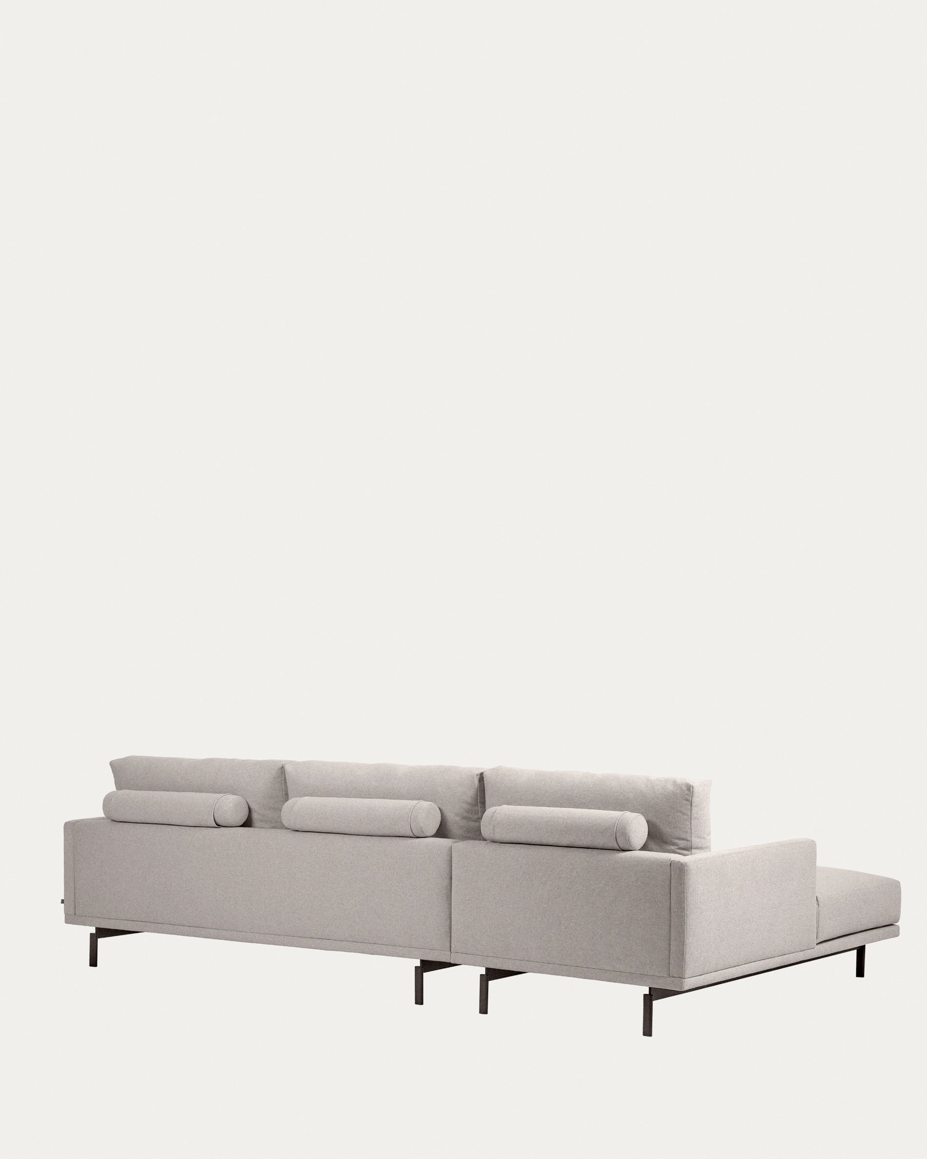Galene 4 seater sofa with left-hand chaise longue in beige, 314 cm FSC Mix Credit - Product View