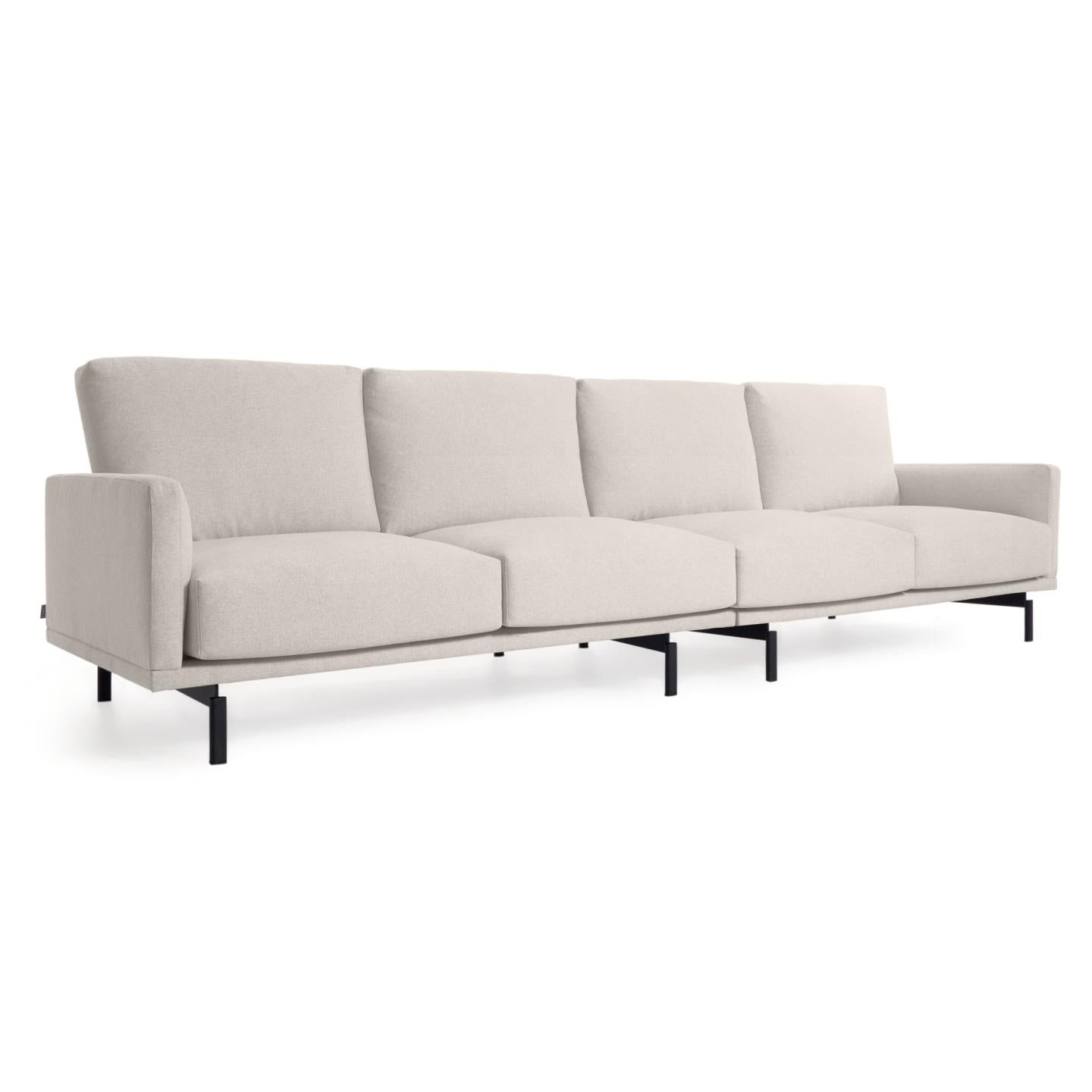 Galene 4 seater sofa in beige, 334 cm FSC Mix Credit - Product Image