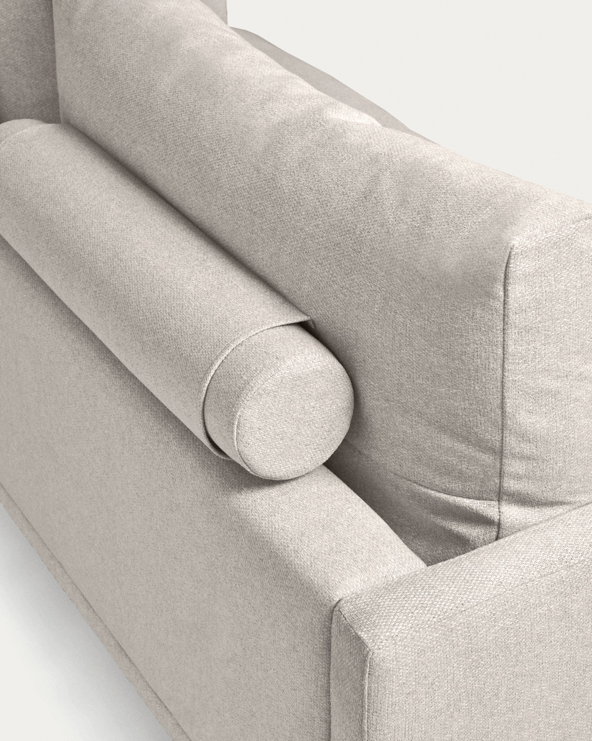 Galene 4 seater sofa in beige, 334 cm FSC Mix Credit - Detail