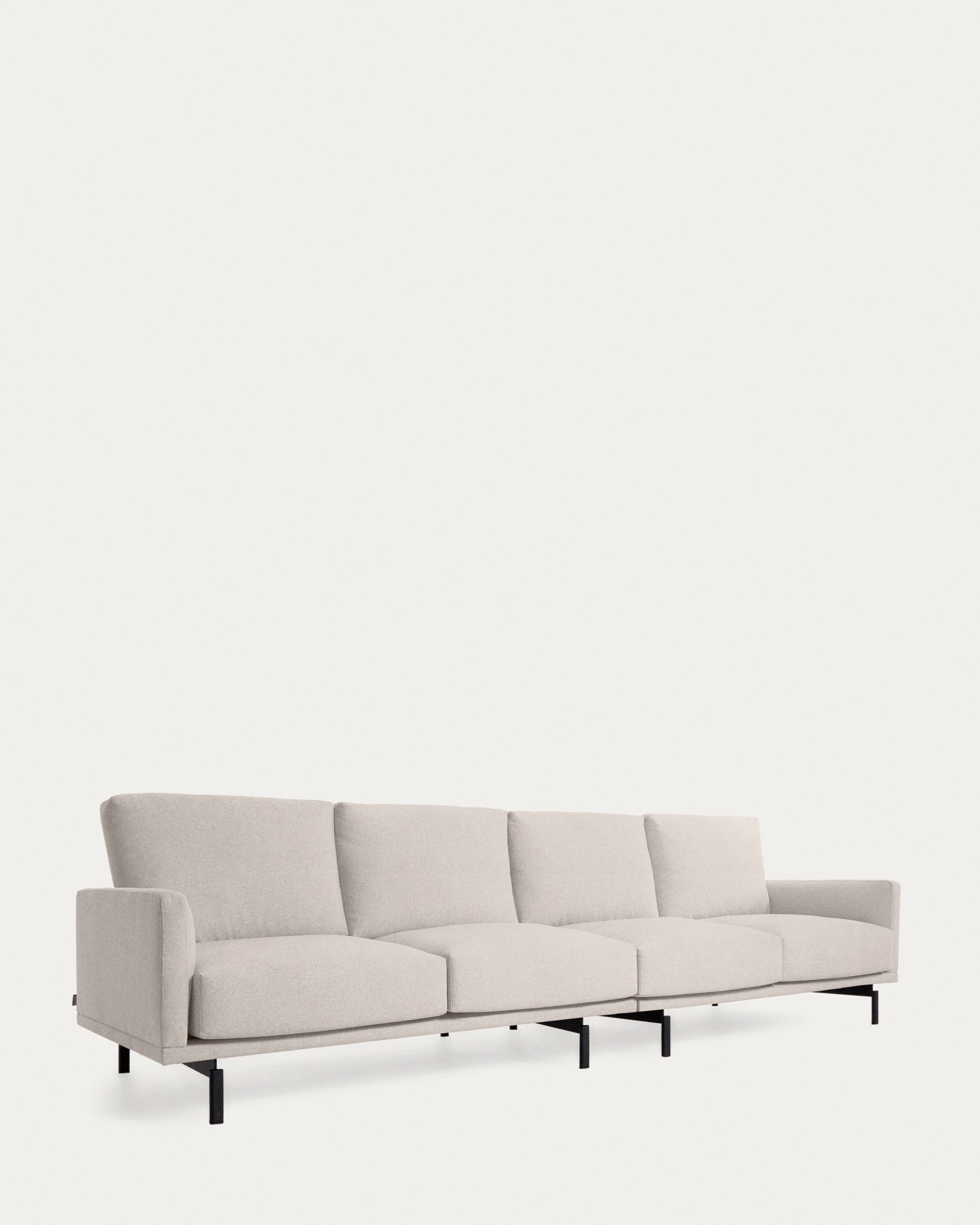 Galene 4 seater sofa in beige, 334 cm FSC Mix Credit - Product View