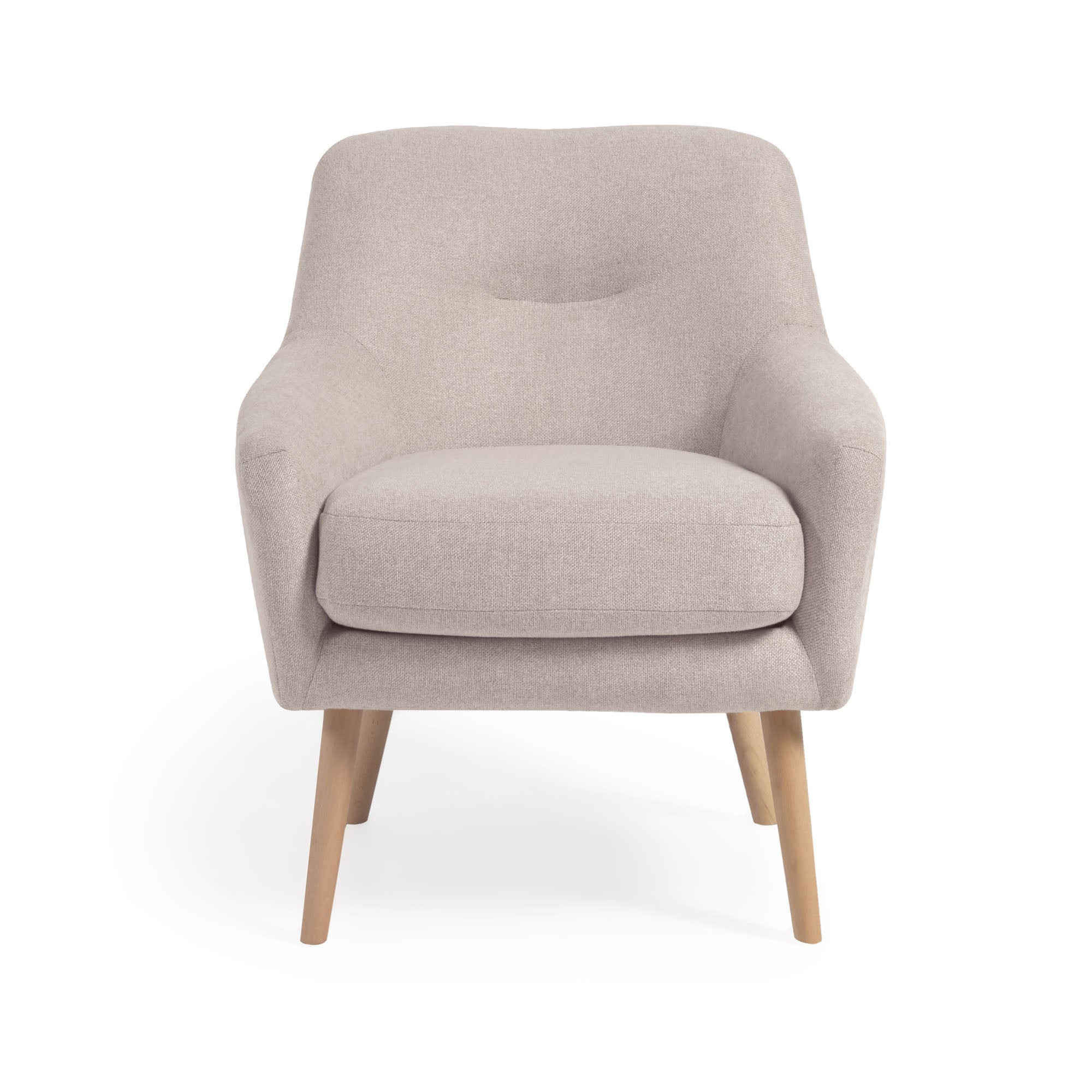Candela armchair in beige FSC Mix Credit - Product Image