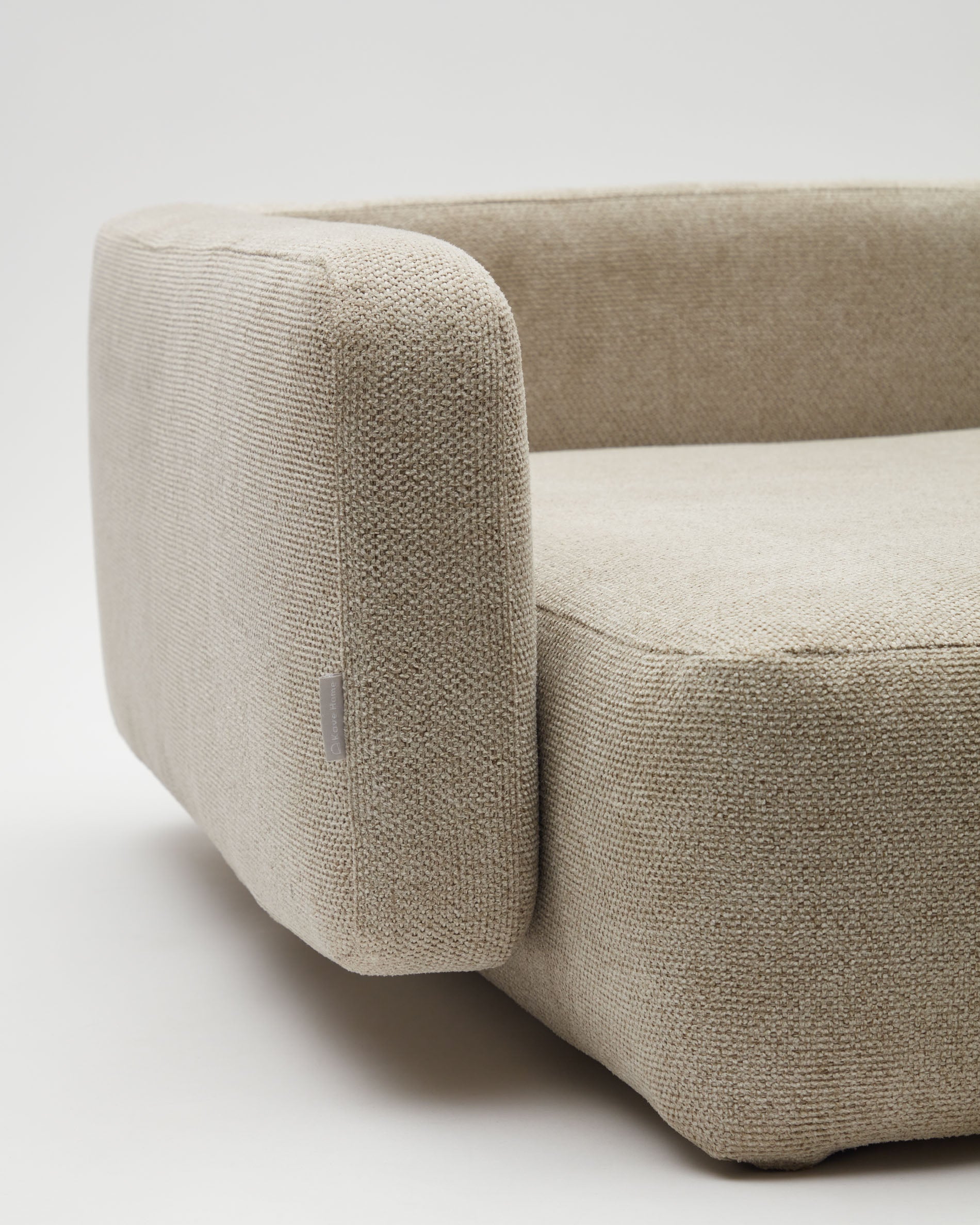 Bowie large bed for pets in beige 73 x 98 cm - Detail