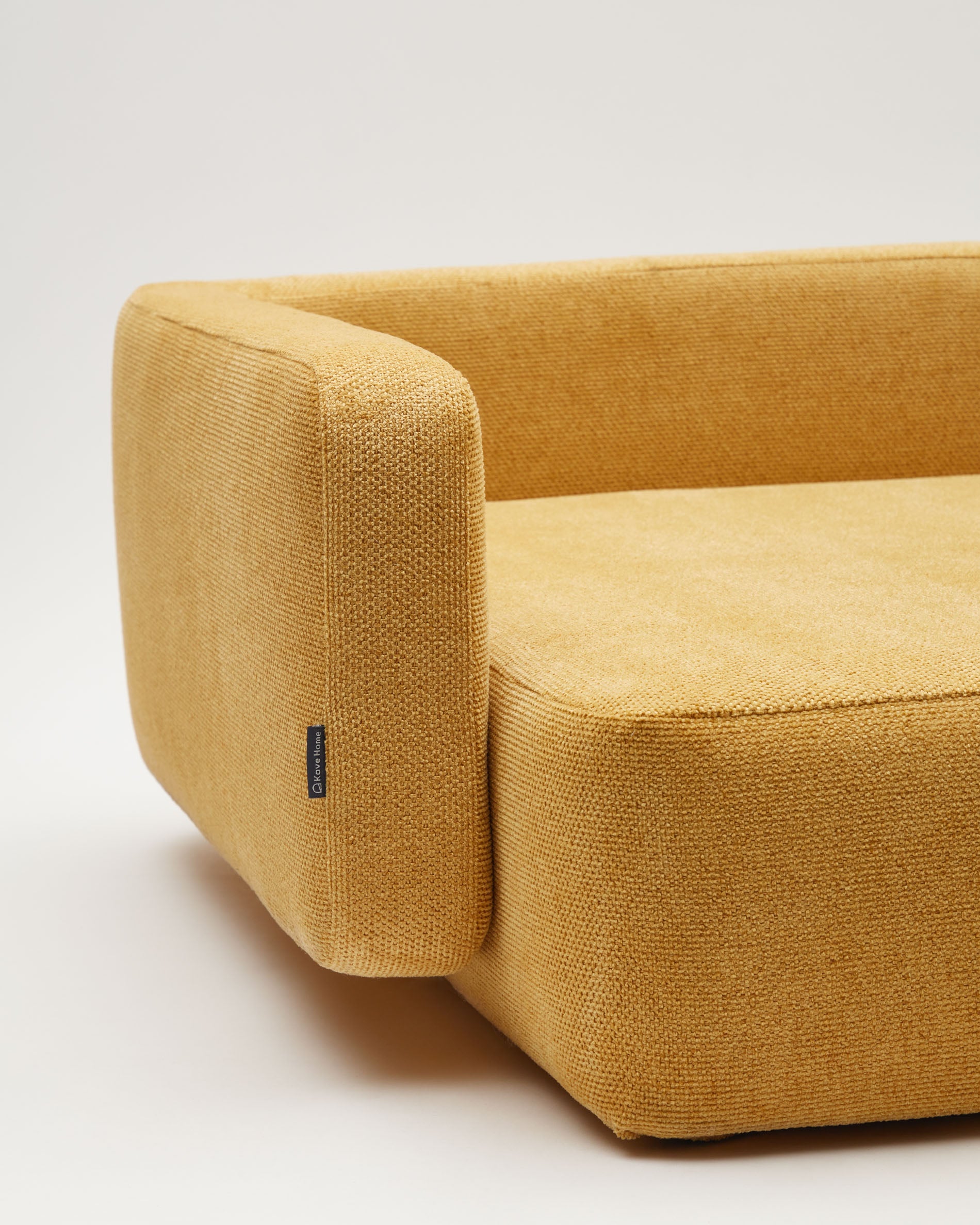 Bowie cover for small bed for pets in mustard, 63 x 80 cm - Detail