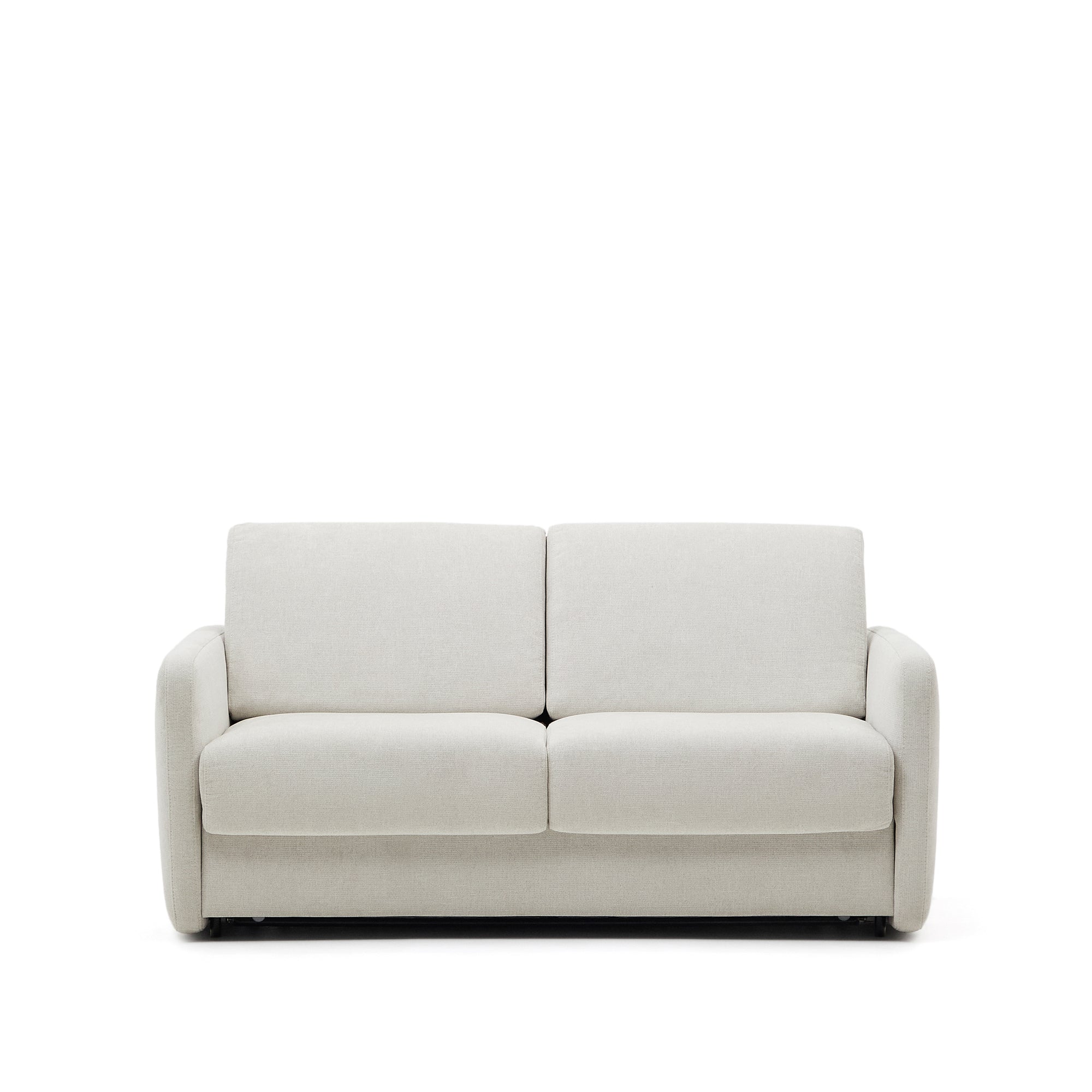 Nuala gyöngyszínű kétszemélyes kanapéágy, 164 cm