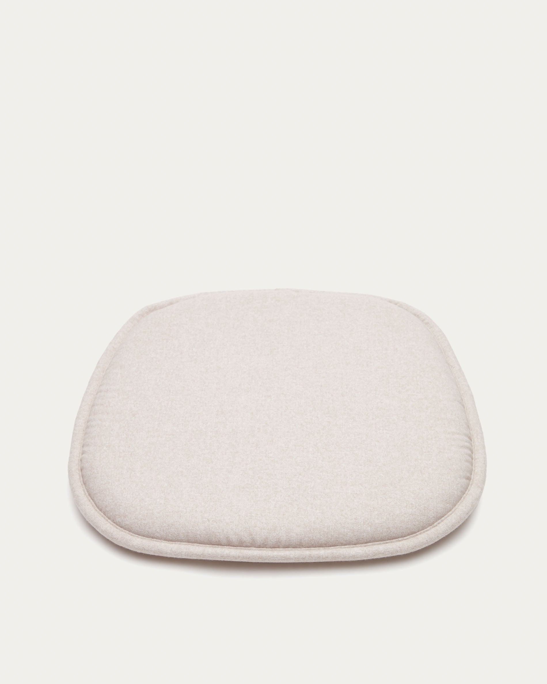 Cushion for Romane chair in beige 43 x 43 cm - Product View