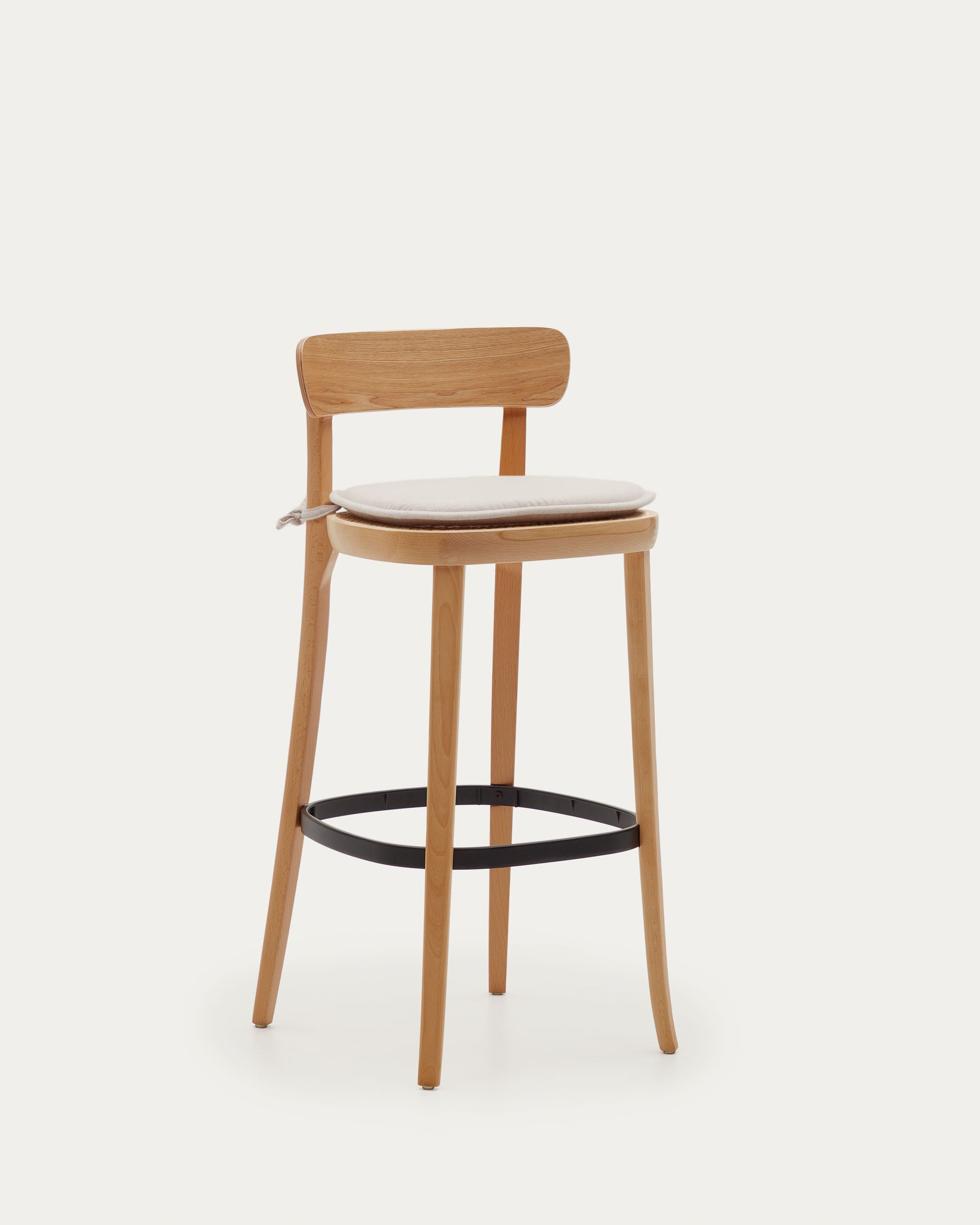 Cushion for Romane chair in beige 43 x 43 cm - Product View